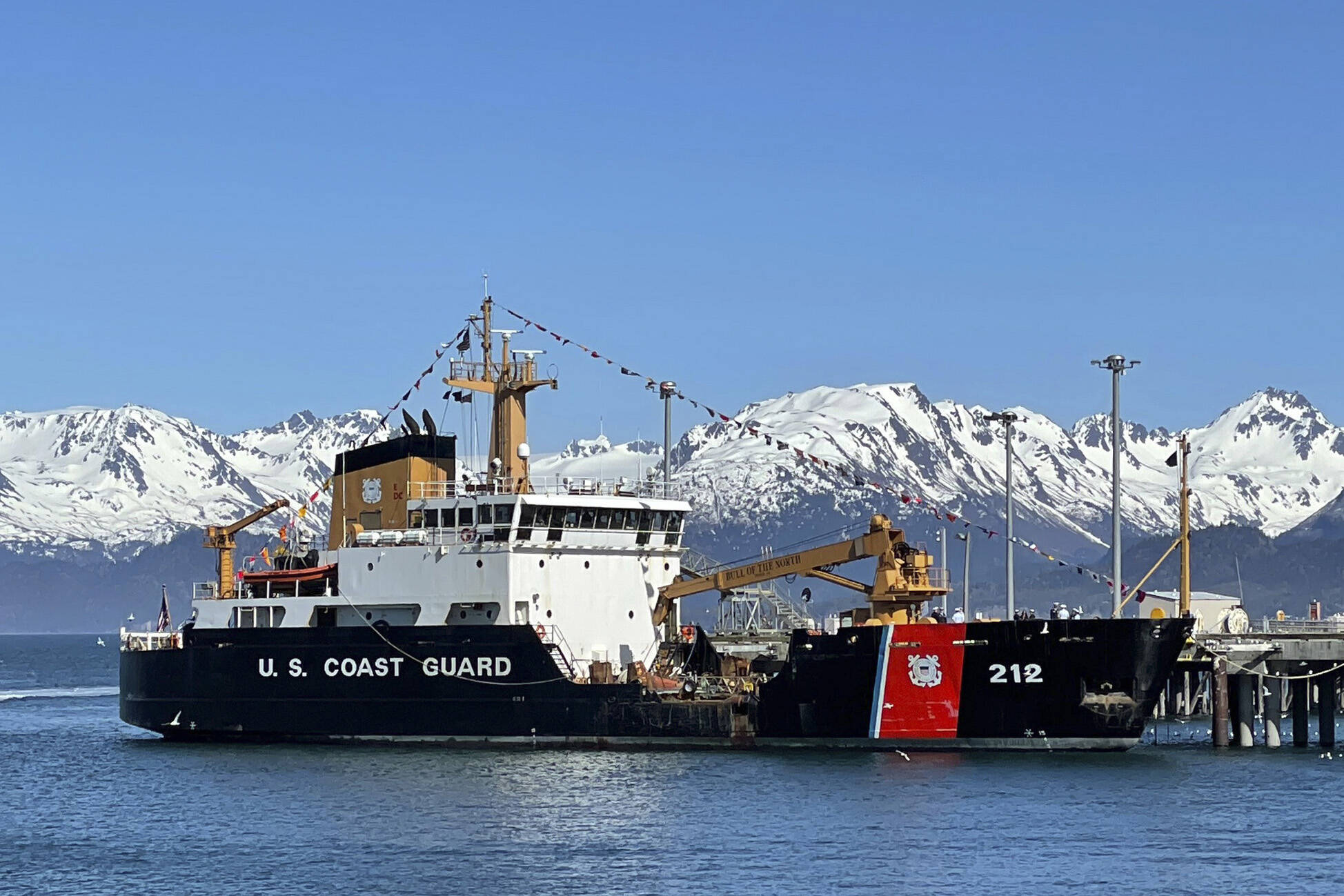 Having made its maiden voyage to Homer in 2003, the USCGC Hickory left Homer on Friday, May 20, 2022, on its way to Baltimore, Maryland, where it will be refurbished before heading to Guam. In December, the USCGC Aspen will arrive in Homer to take the Hickory’s place. (Photo by McKibben Jackinsky)