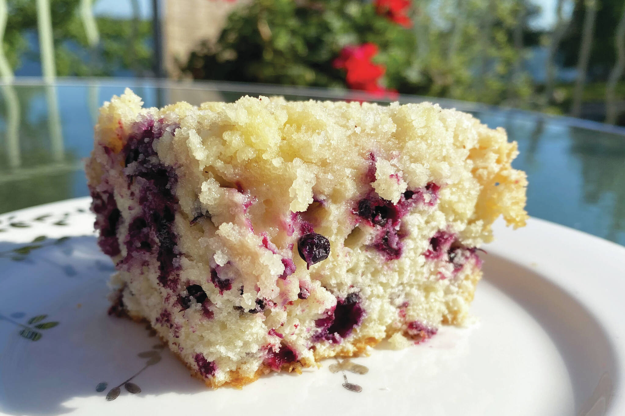 Blueberry buckle conjures warm memories of family. (Photo by Tressa Dale/Peninsula Clarion)