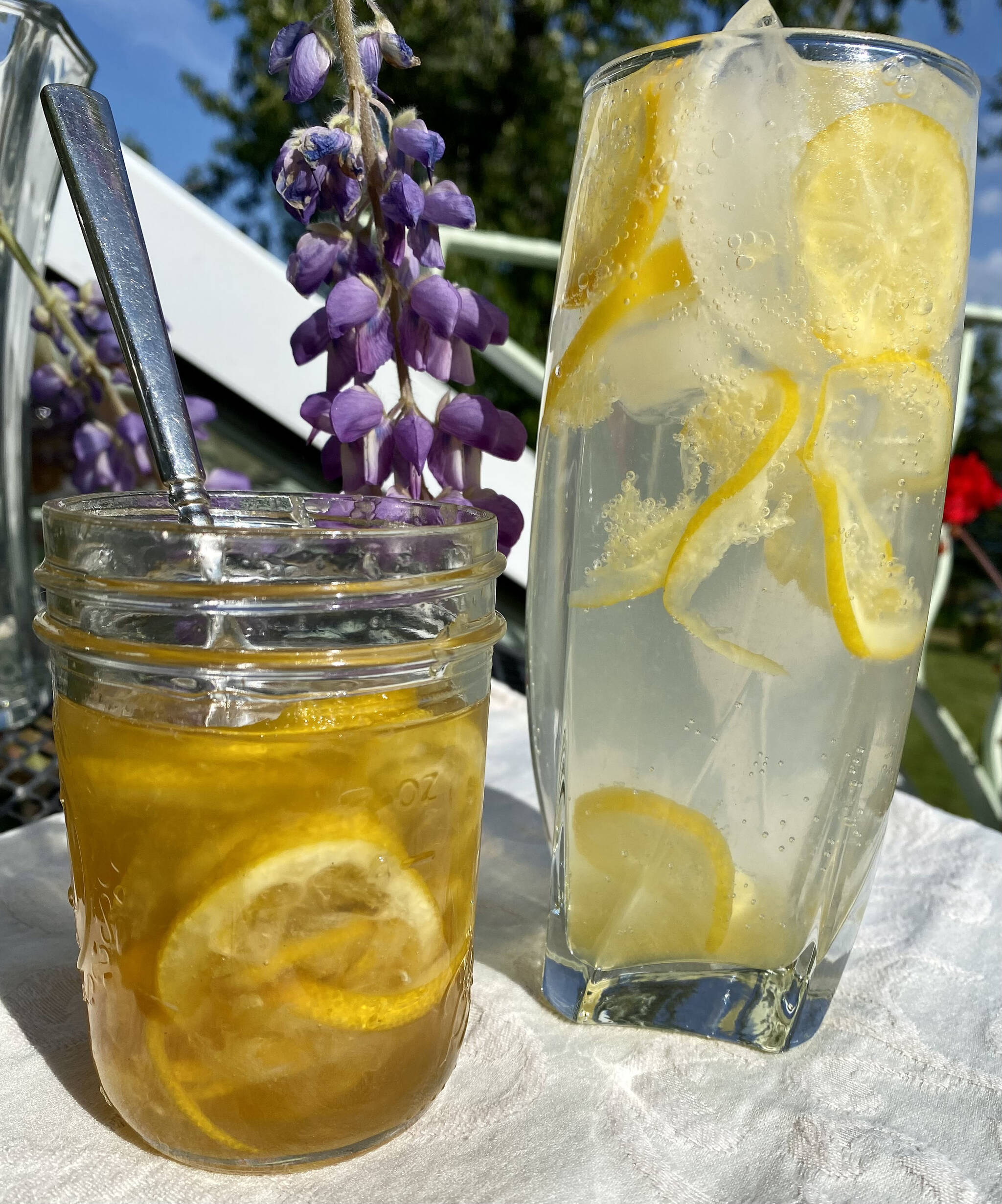 Korean Citron Tea is made using a sweet and versatile lemon “tea” syrup. (Photo by Tressa Dale/Peninsula Clarion)