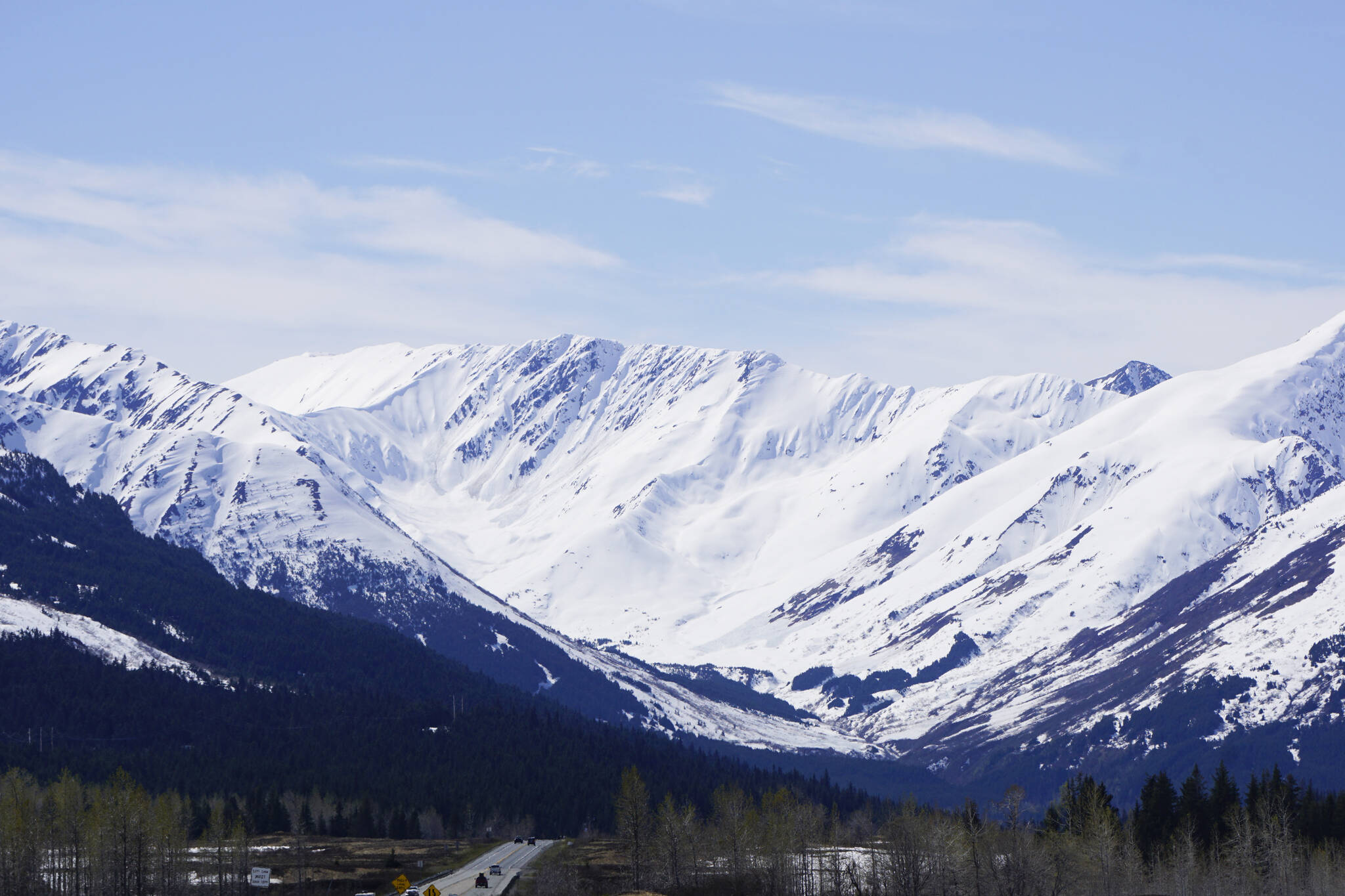 The scenery on the drive from Homer to Anchorage ranges from beautiful to awe inspiring, like Turnagain Pass on the Kenai Peninsula, as seen here on Sunday, May 22, 2022. (Photo by Michael Armstrong/Homer News)