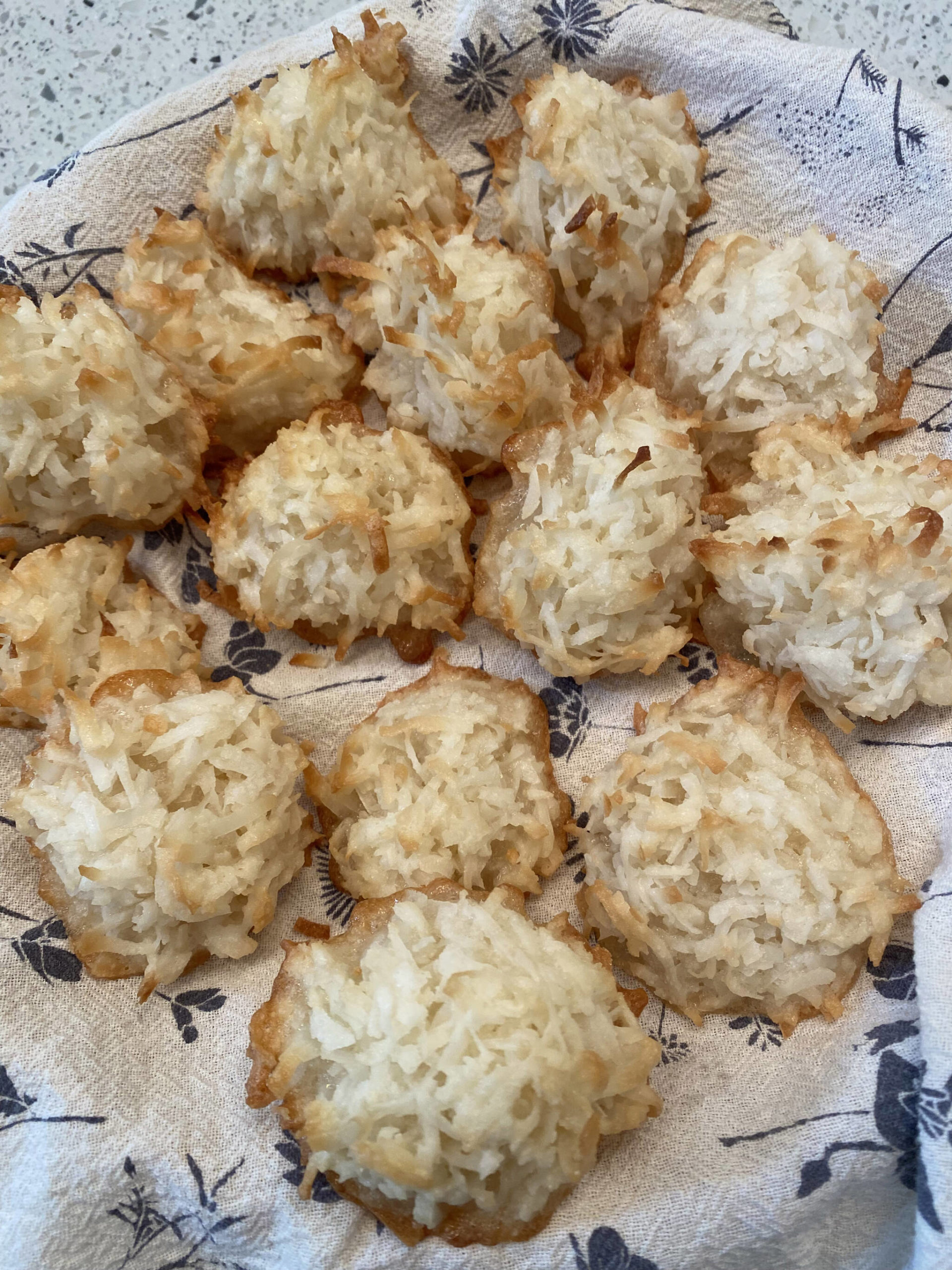 Chewy and sweet the macaroons are done in 30 minutes flat. (Photo by Tressa Dale/Peninsula Clarion)