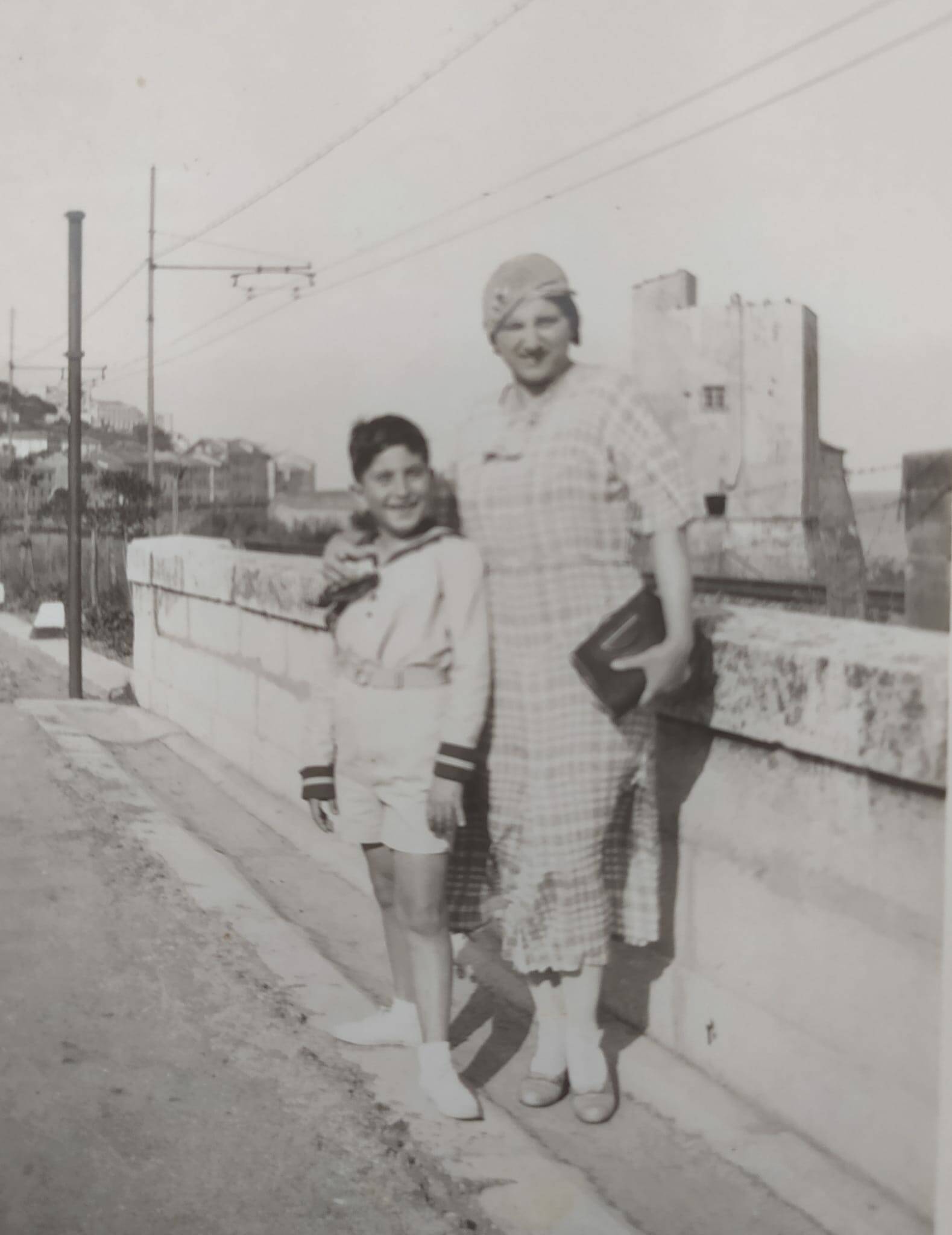 Everest Viano, left, was Frenchy’s only known offspring. He is seen here in Italy with his mother, Angela, in the early 1930s. (Photo courtesy of the Viani Family Collection)