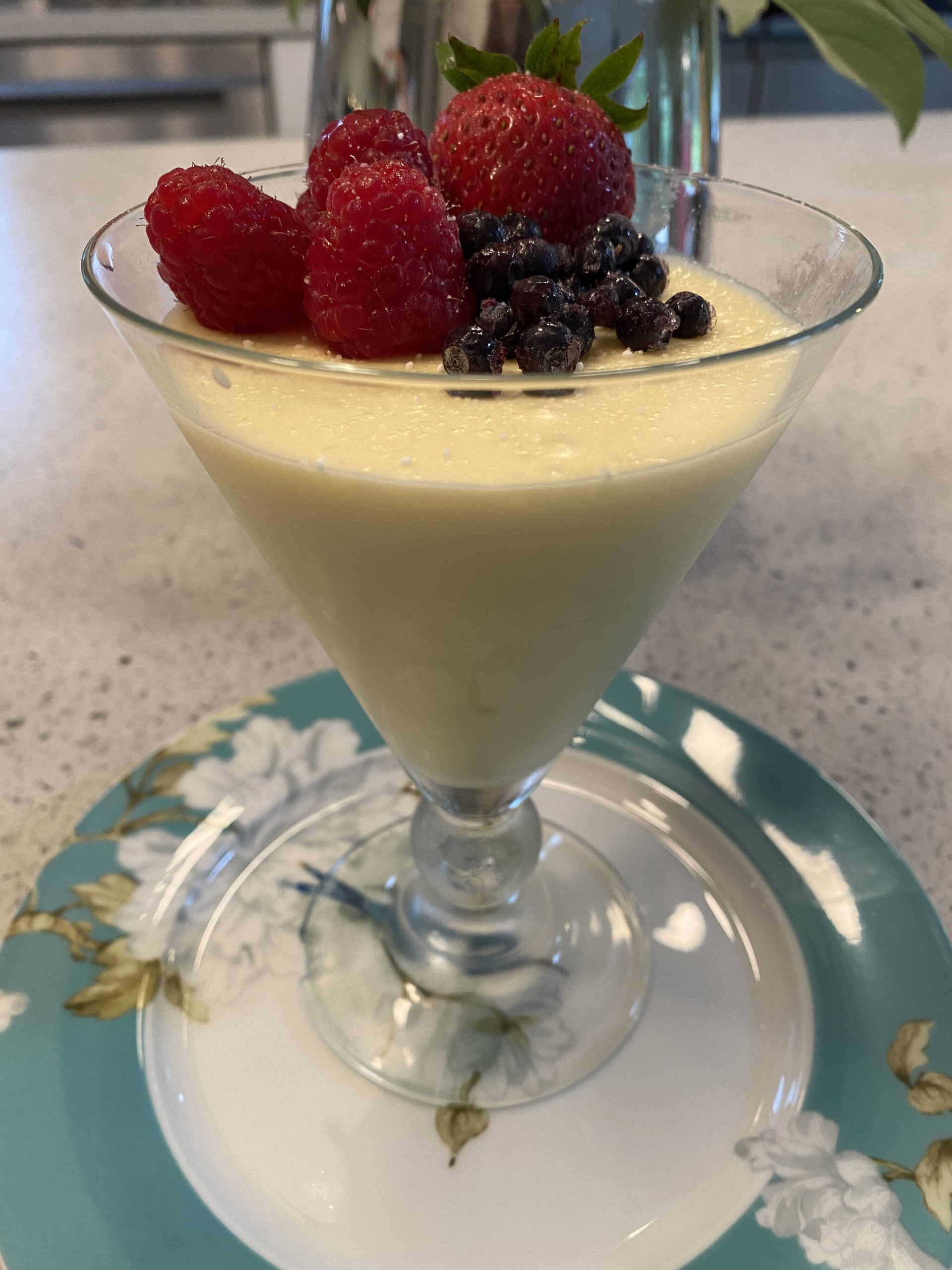 Bavarian cream and berries can make any low-key dinner feel fancy. (Photo by Tressa Dale/Peninsula Clarion)