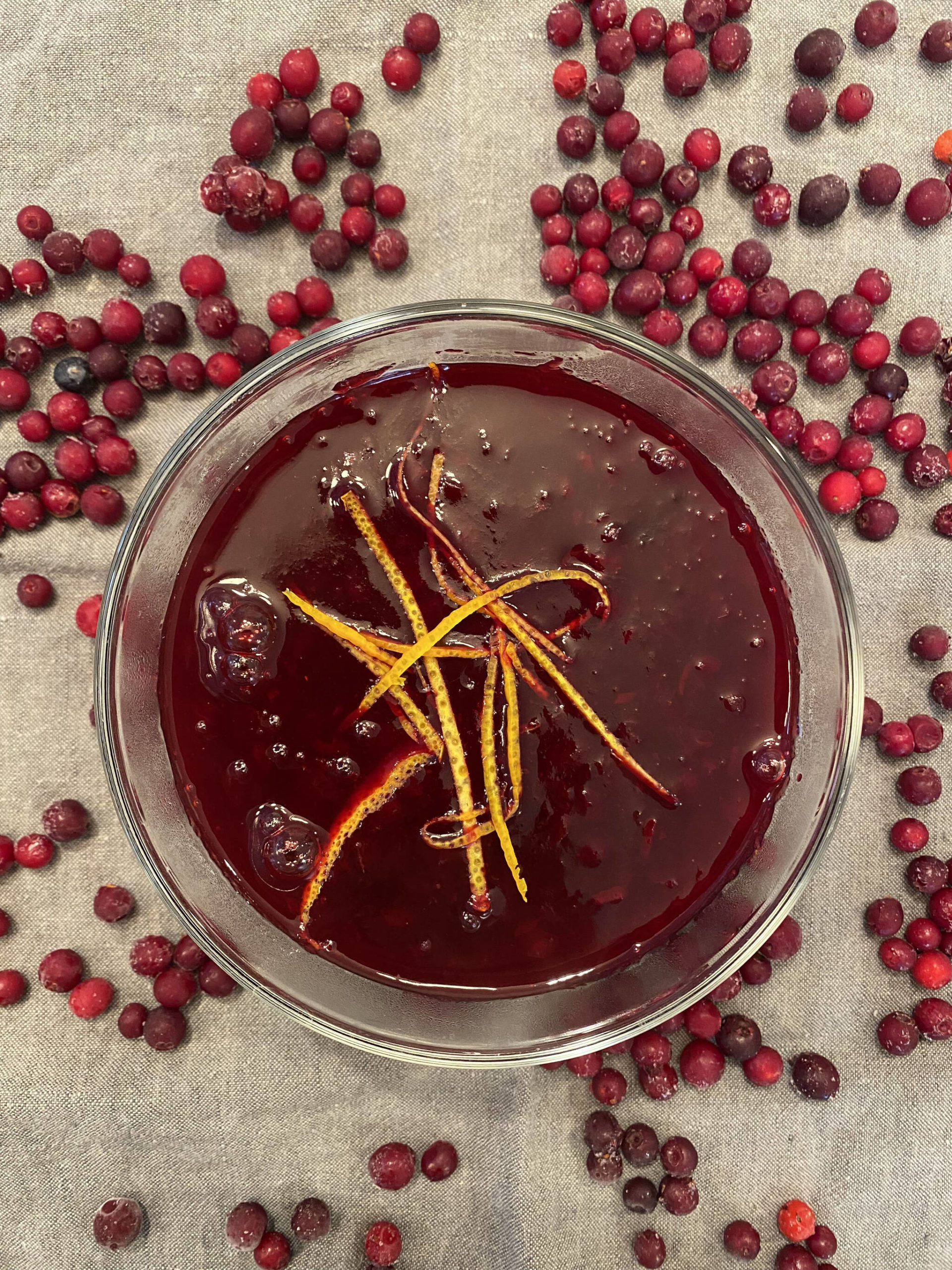 Cranberry sauce made from scratch with hand-picked berries makes a special holiday treat. (Photo by Tressa Dale/Peninsula Clarion)