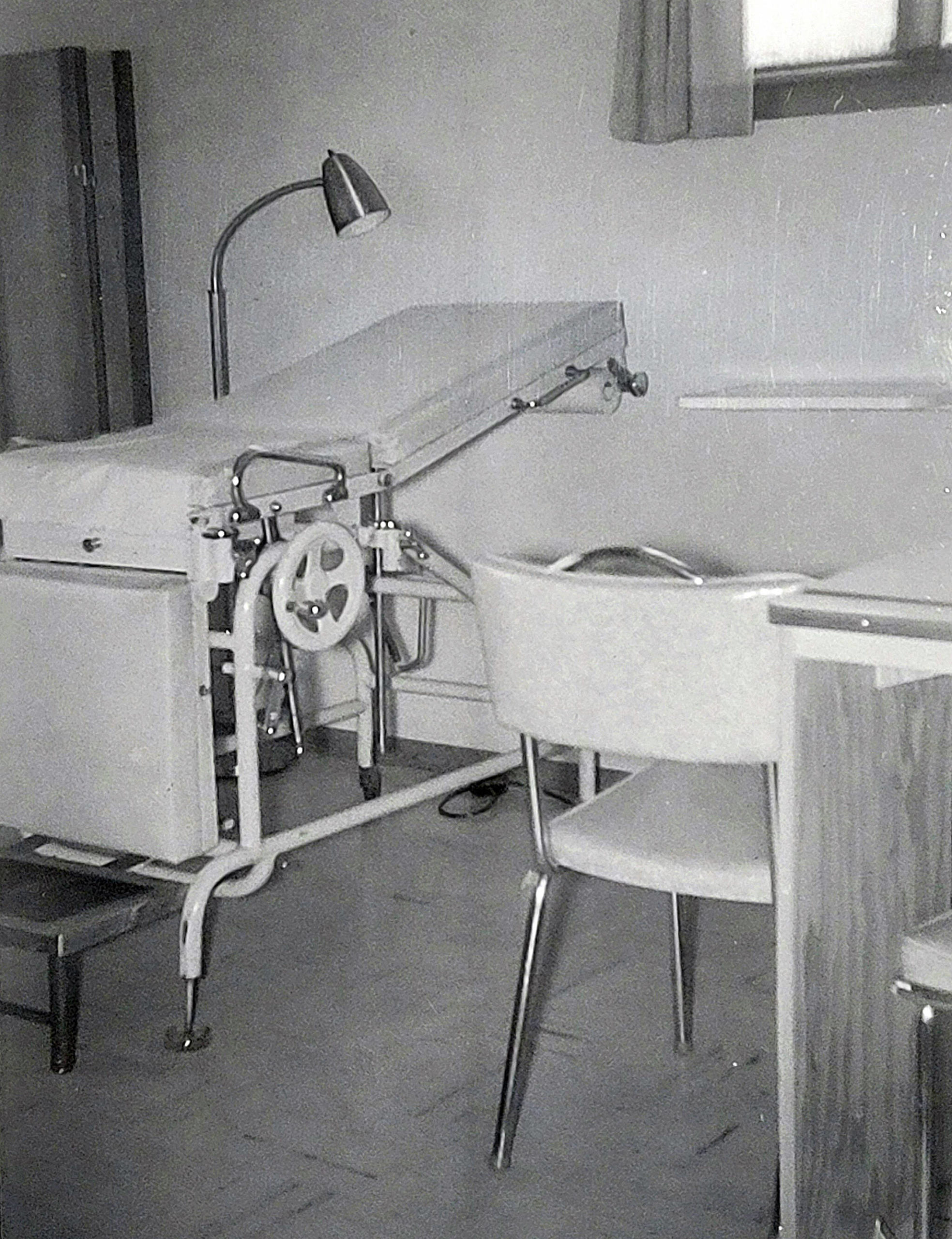 In her Kenai clinic, this was Dr. Goble’s examination table. (Photo courtesy of Ben and Marian Goble)