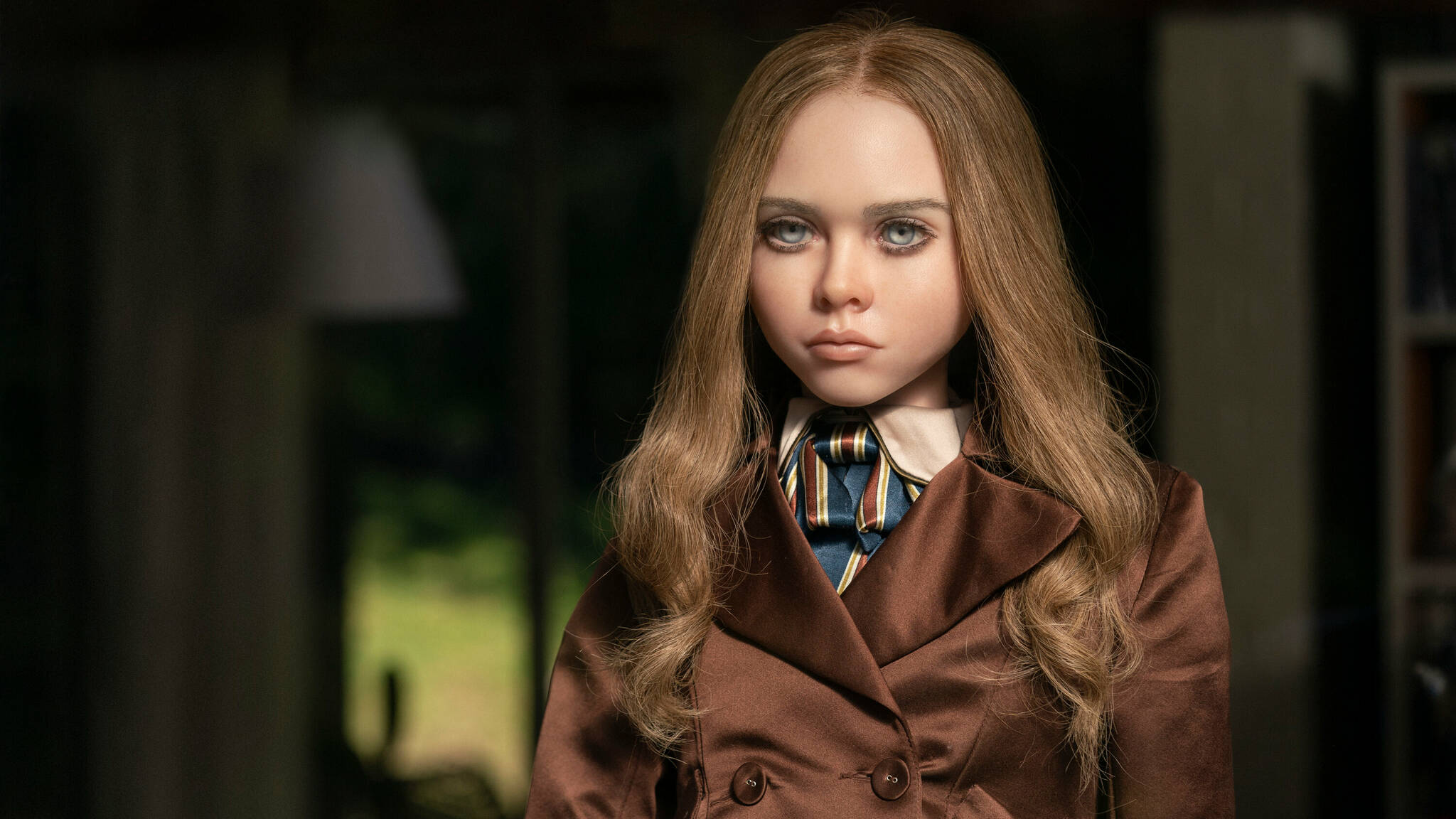 A murderous children’s toy is the star of the new horror hit M3GAN. (Photo courtesy Blumhouse Productions)