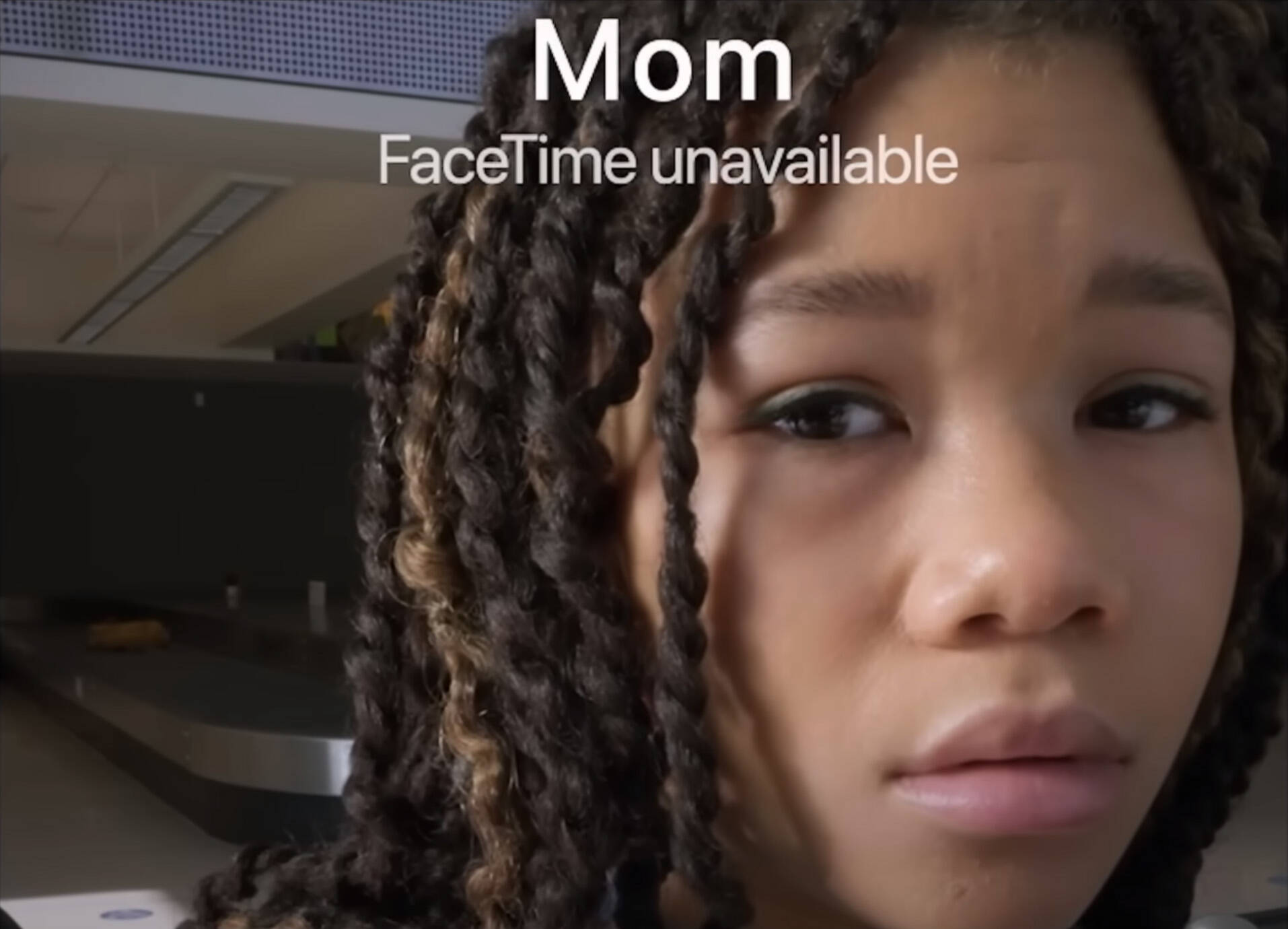 Storm Reid plays June Allen in “Missing,” a screenlife film that takes place entirely on the screens of multiple devices, including a laptop and an iPhone. (Photo courtesy Sony Pictures)