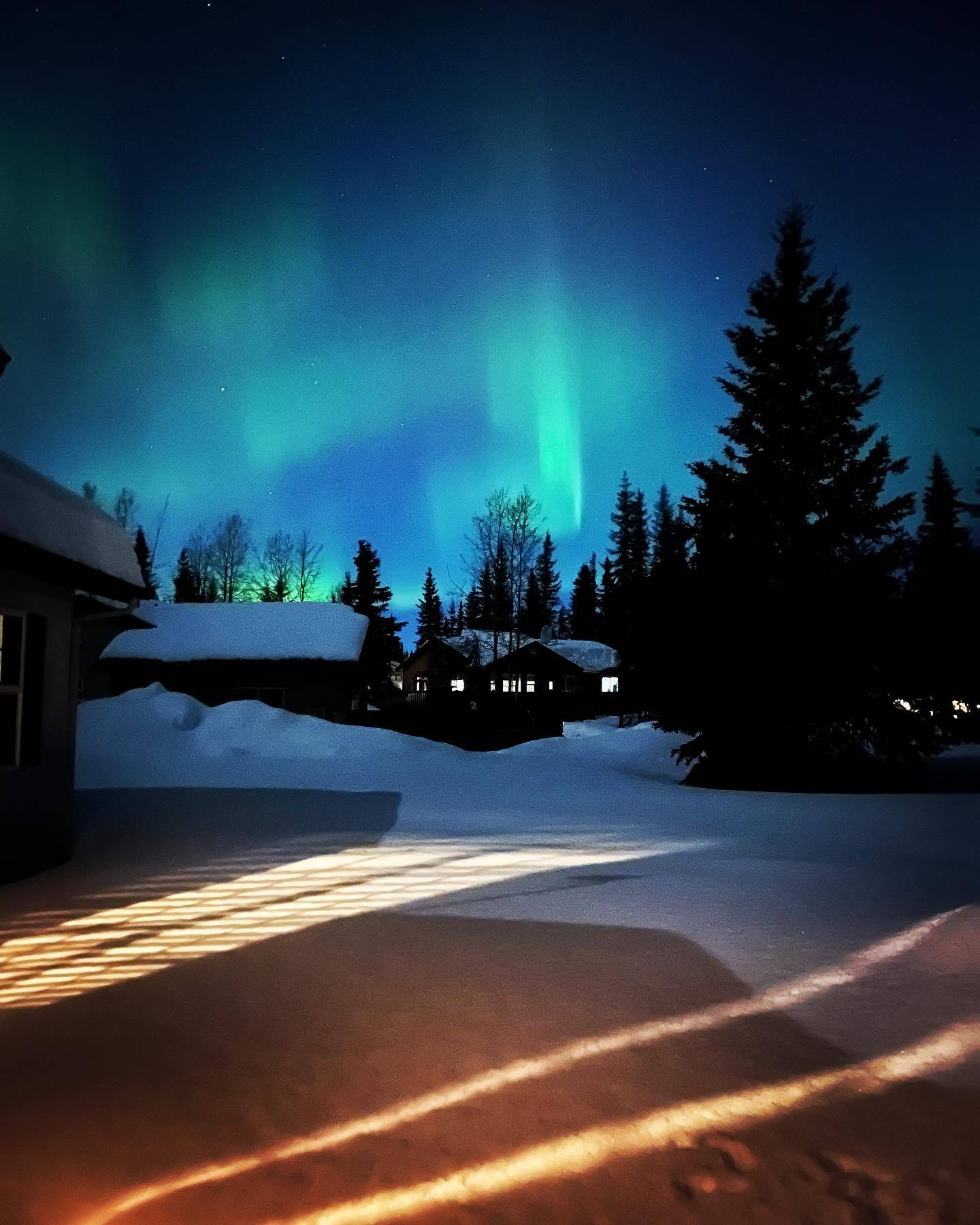 The aurora borealis as seen on Sunday, Feb. 26, 2023 from Soldotna, Alaska. (Photo courtesy Amber Newton)
