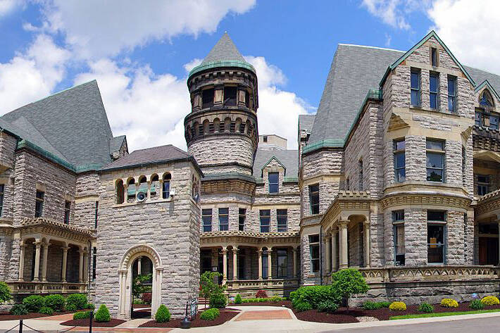 As a teen-ager convicted of larceny in 1916, William Dempsey was incarcerated at the Ohio State Reformatory in Mansfield, Ohio. (Image from the National Register of Historical Places)