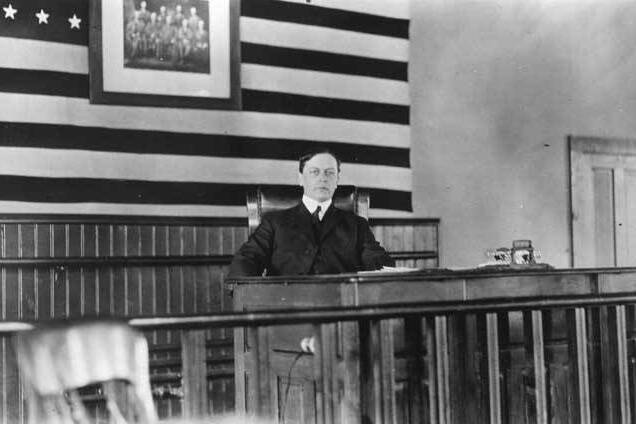 In 1914, Pres. Woodrow Wilson appointed Charles Bunnell to be the judge of the Federal District Court for the Third and Fourth divisions of the Alaska Territory. (Photo courtesy of the University of Alaska Fairbanks archives)