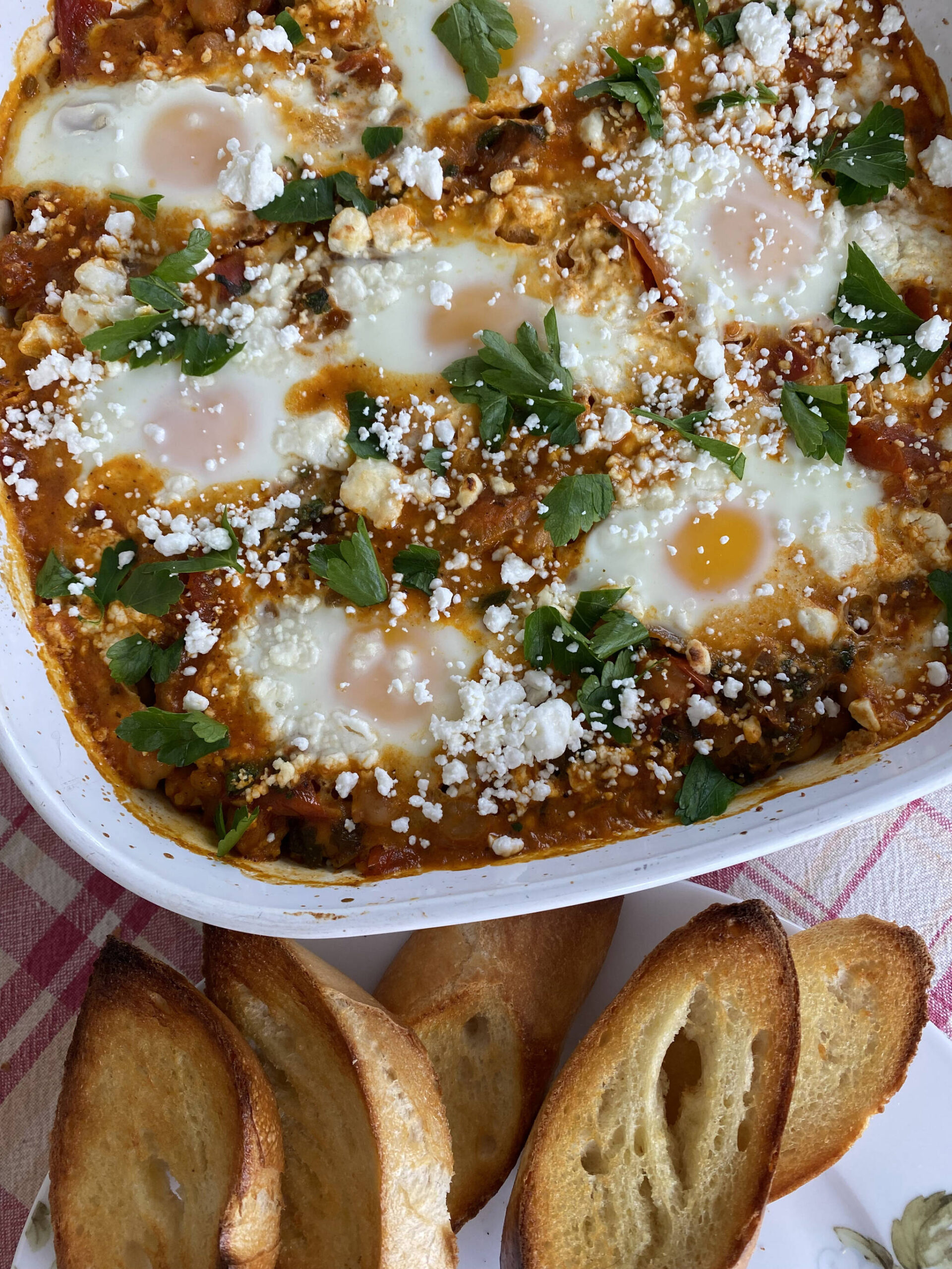 North African Shakshuka is a rich and vibrant dish and great way to use up eggs. (Photo by Tressa Dale/Peninsula Clarion)