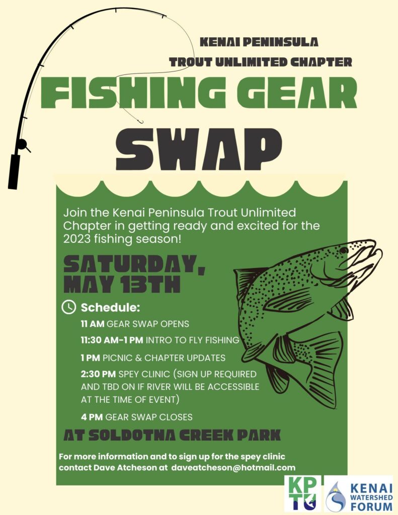 Trout Unlimited to host fishing gear swap May 13 Peninsula Clarion