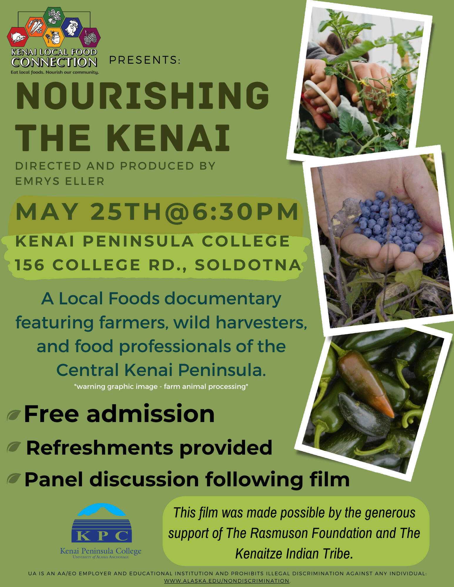 Promotional image for "Nourishing the Kenai." (Photo courtesy Kenai Local Food Connection)