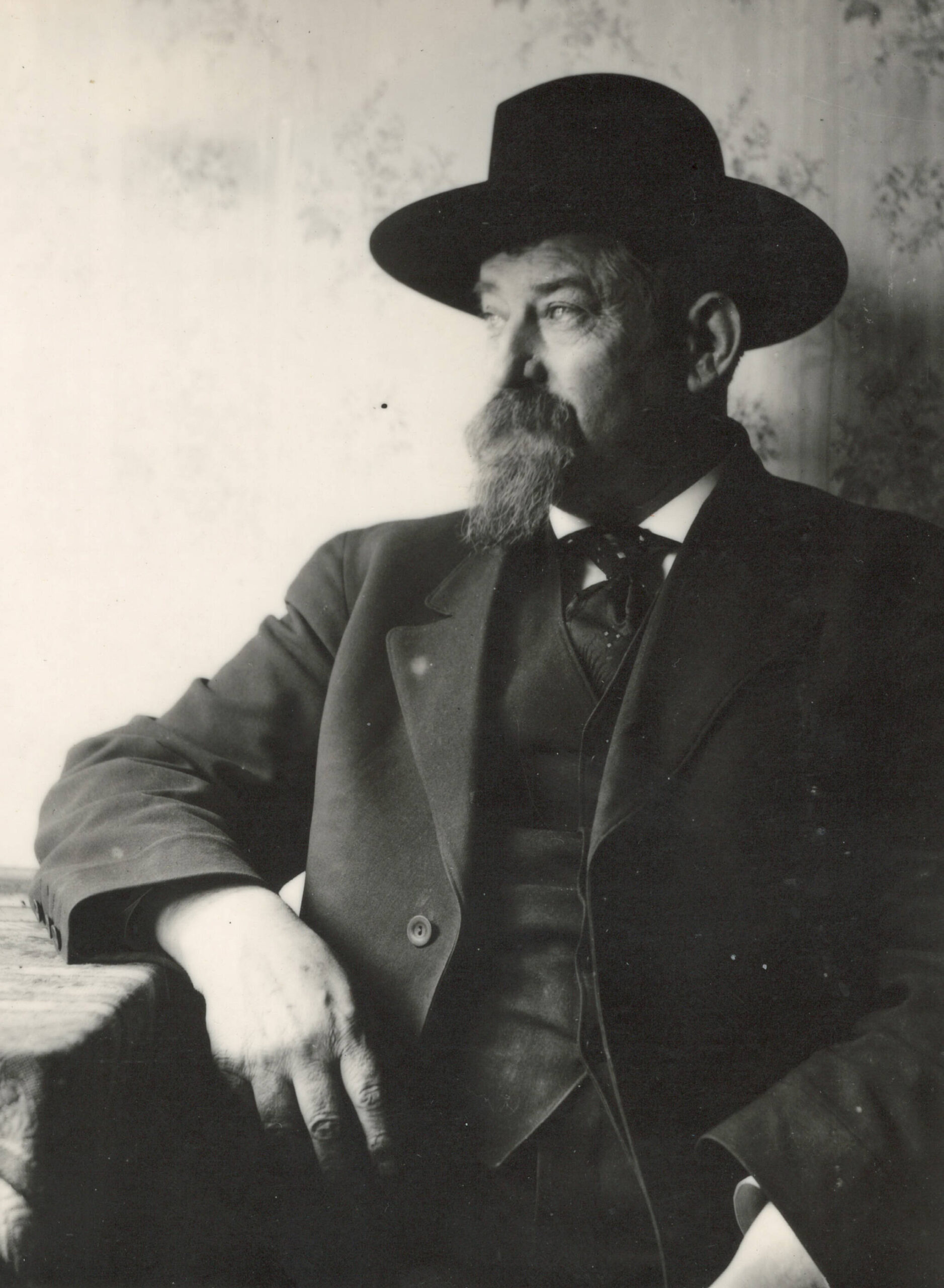 Photo #606.1.3 courtesy of the Resurrection Bay Historical Society
Dr. John Baughman, as he appeared in about 1910, early in his tenure as a Seward physician and about three years before he became Chief Game Warden for the Kenai Peninsula.