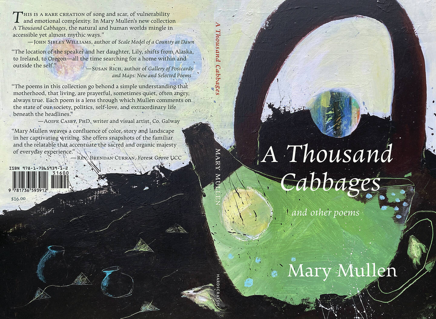“A Thousand Cabbages and other poems” by Mary Mullen. Published by Hardscratch Press, 2023. (Promotional photo)