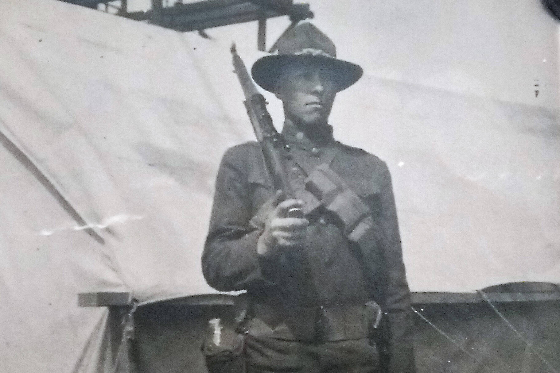 John Floyd King served in the elite Rainbow Division during World War I. By the end of his tenure, he was a machine gunner fighting in France. (Photo courtesy of the Brennan Family Collection)
