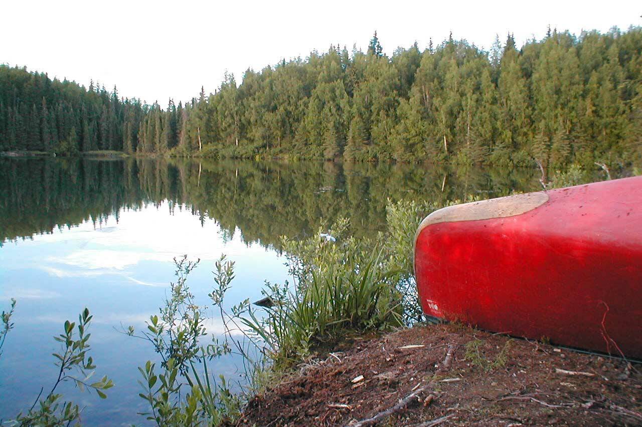 Kuviak Lake in the Swanson River Canoe System. (Photo by Matt Bowser)