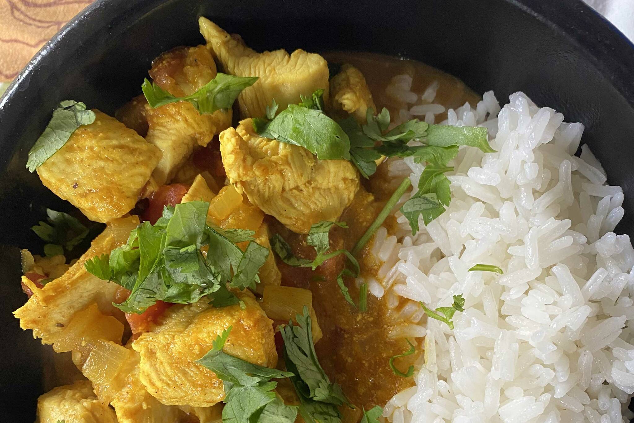 Chicken tikka masala. (Photo by Tressa Dale)