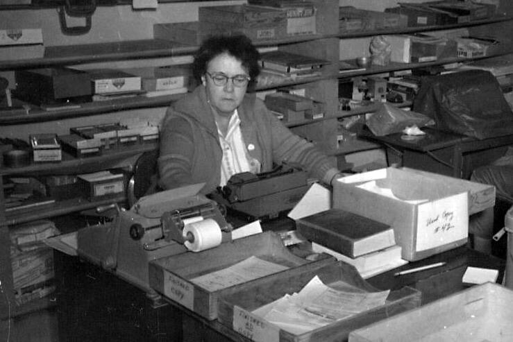 Cheechako News photo
Mable Smith came into her own as a reporter for the Cheechako News (central Kenai Peninsula) in the 1960s and early 1970s.