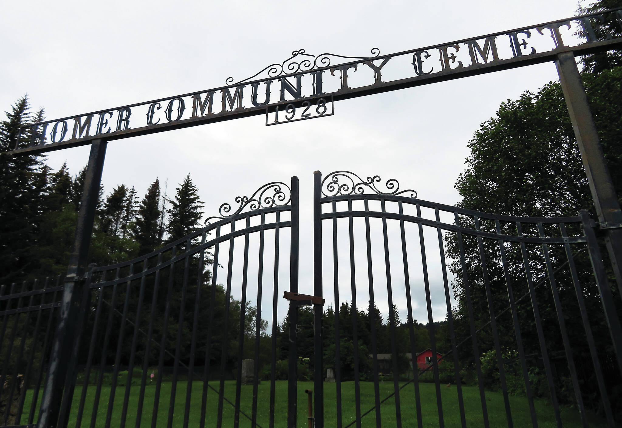 Homer Community Cemetery was first established in 1928 and has been closed to non-reserved burials since the early 1980s. (Clark Fair photo)