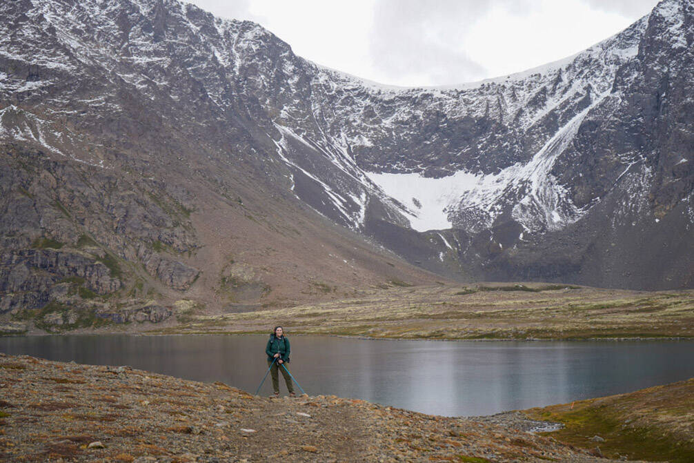 Me at Rabbit Lake on Sunday, Sept. 24, 2023 near Anchorage, Alaska. (Photo by Jake Dye).