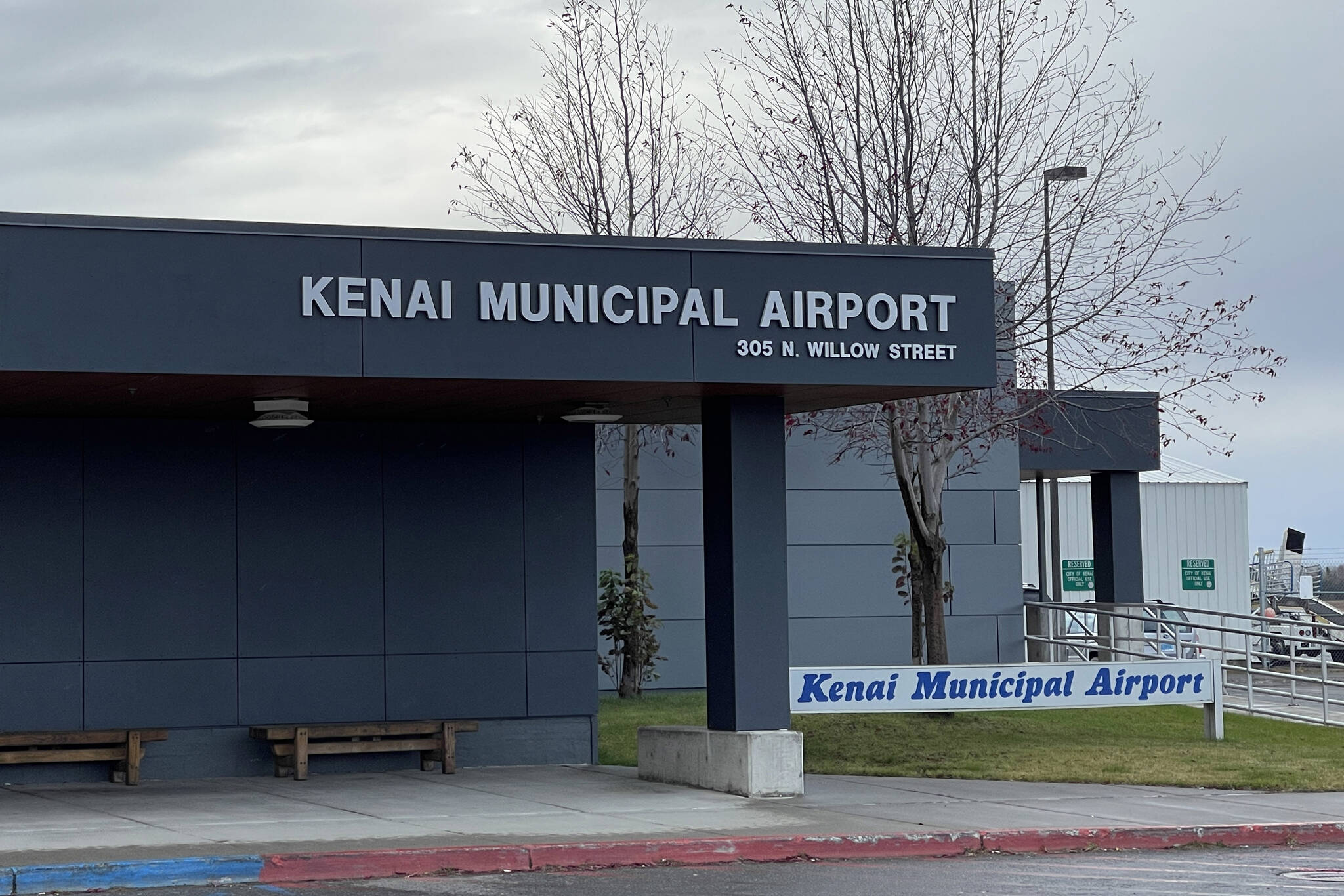 The Kenai Municipal Airport is seen on Friday, Oct. 6, 2023. (Jake Dye/Peninsula Clarion)