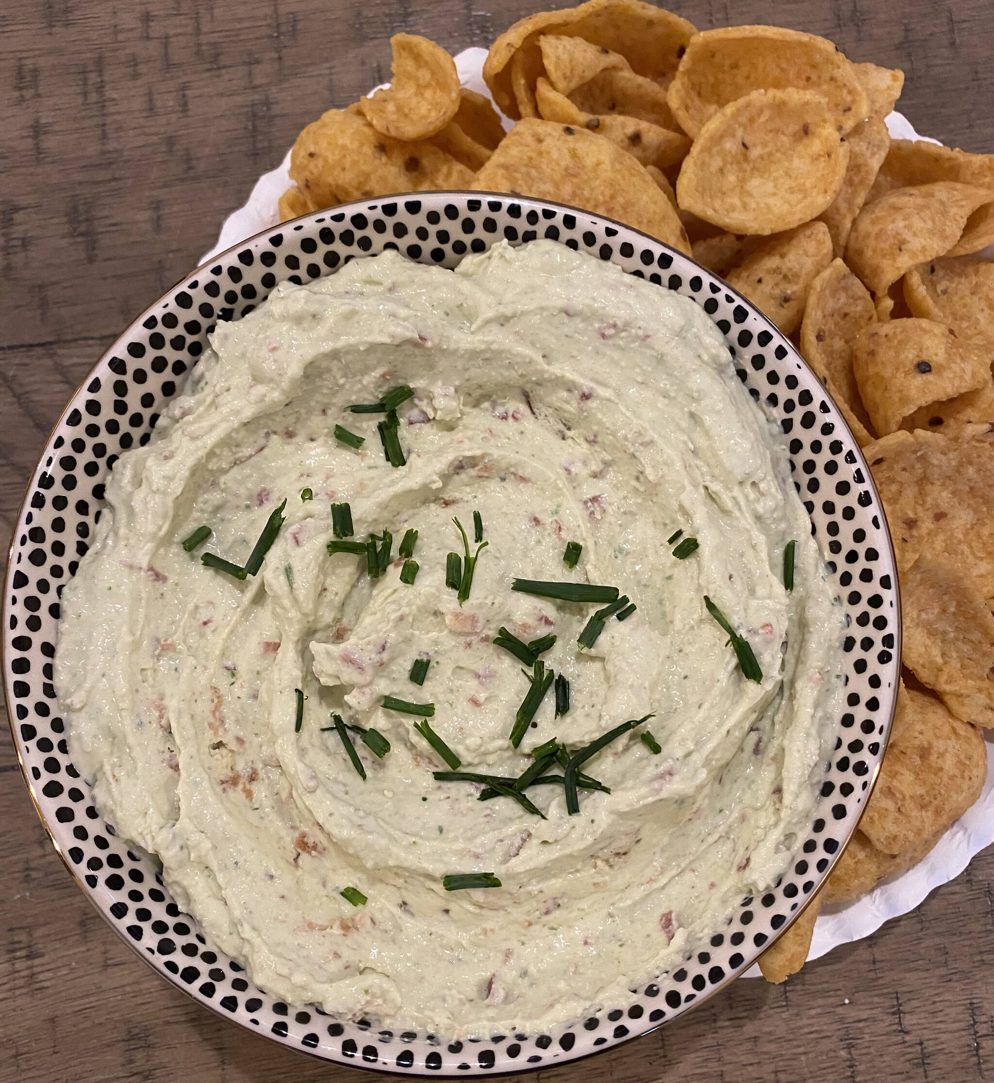 This jalapeno popper dip will brighten up any spread with subtle spice. (Photo by Tressa Dale/Peninsula Clarion)