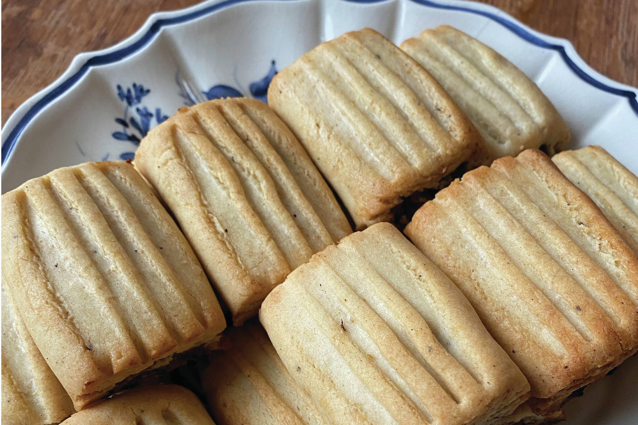 These spiced date cookies may look a lot like Fig Newtons, but the texture and flavor are quite different. (Photo by Tressa Dale/Peninsula Clarion)