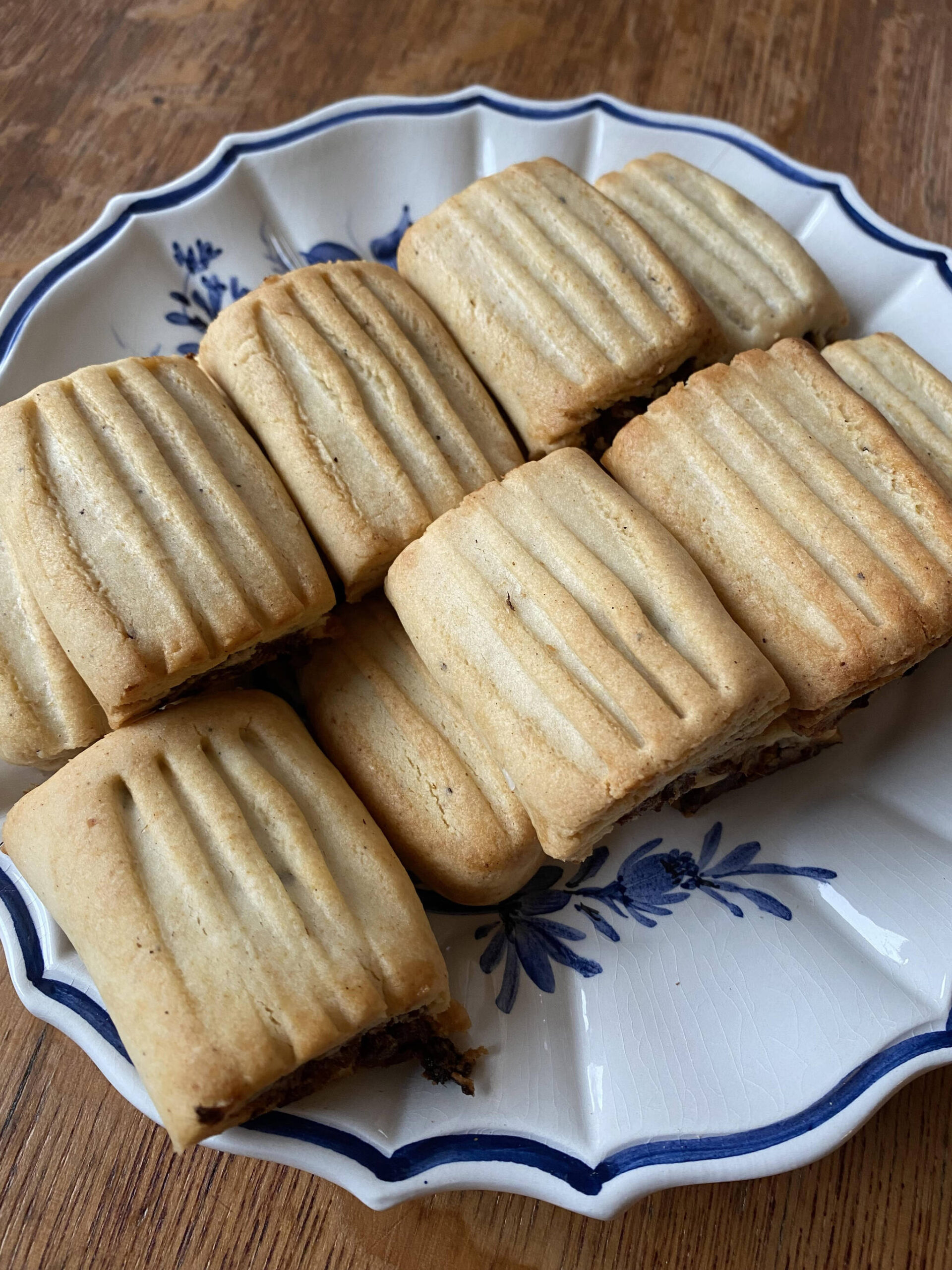 These spiced date cookies may look a lot like Fig Newtons, but the texture and flavor are quite different. (Photo by Tressa Dale/Peninsula Clarion)