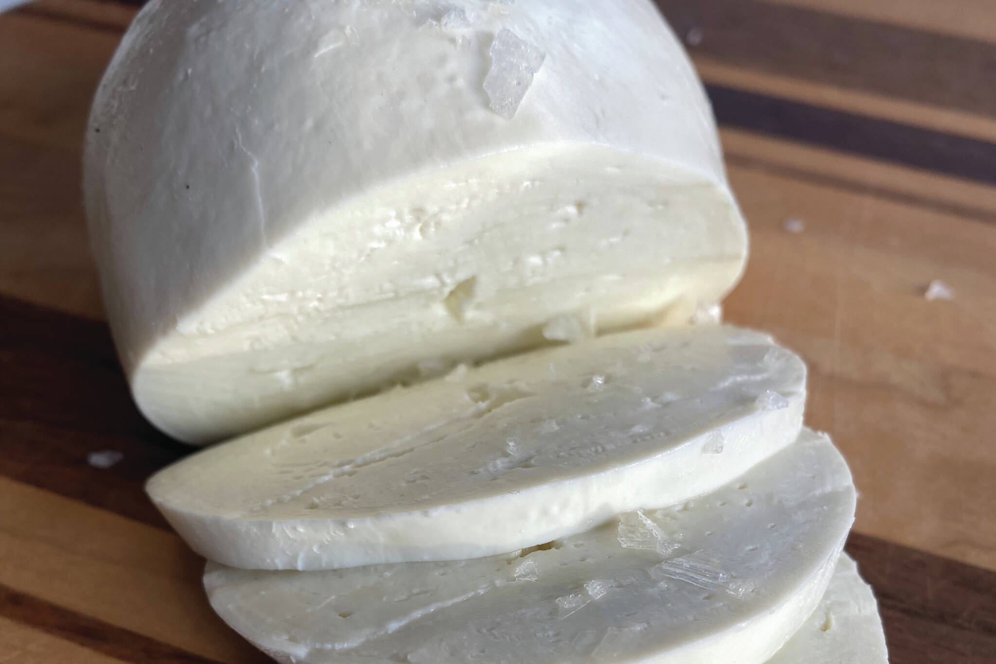 Fresh mozzarella, above, is great if you find yourself with a gallon of milk on its last day. (Photo by Tressa Dale/Peninsula Clarion)