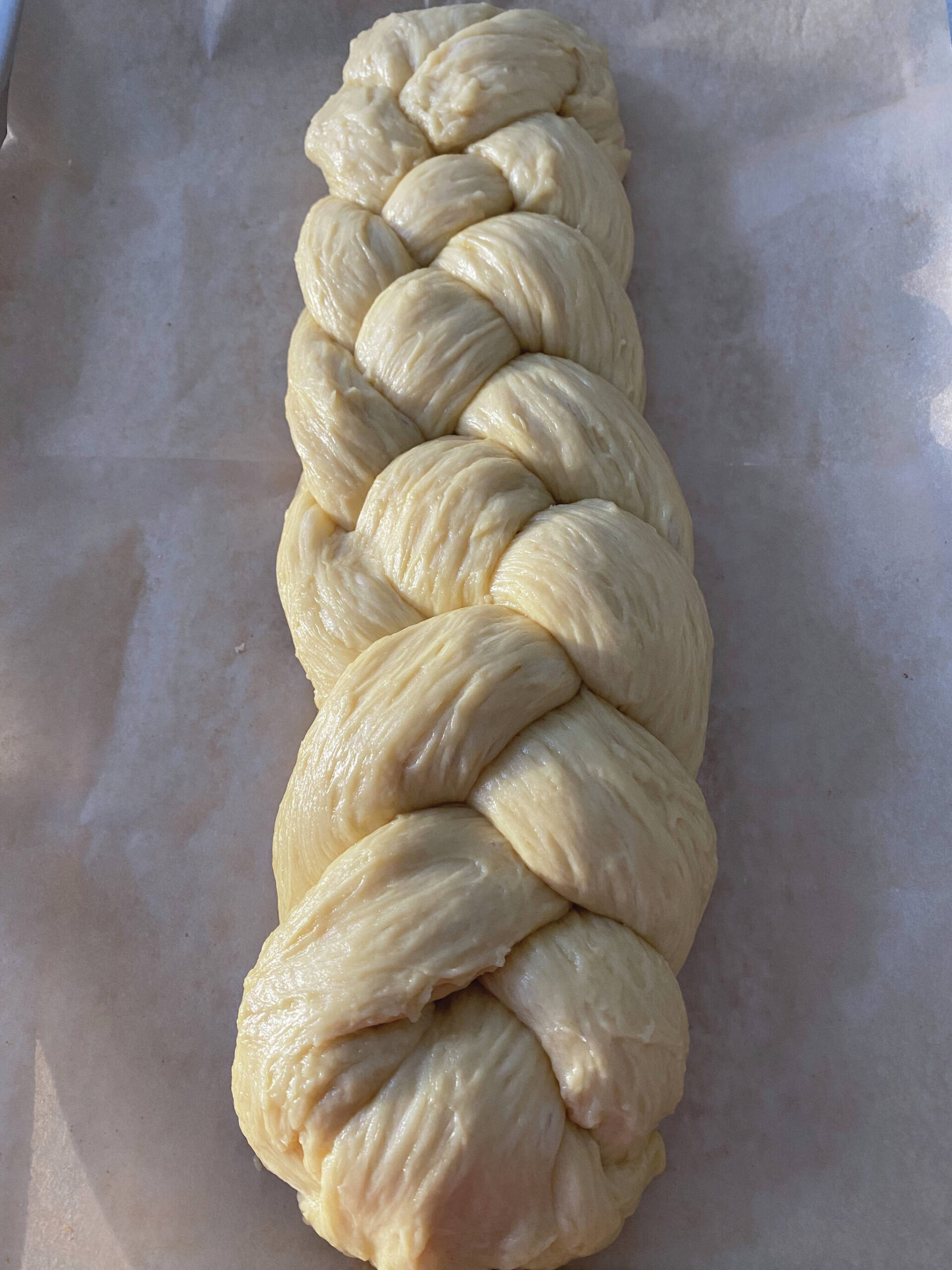 This decadent brioche dough is made rich with eggs and warmed milk. (Photo by Tressa Dale/Peninsula Clarion)