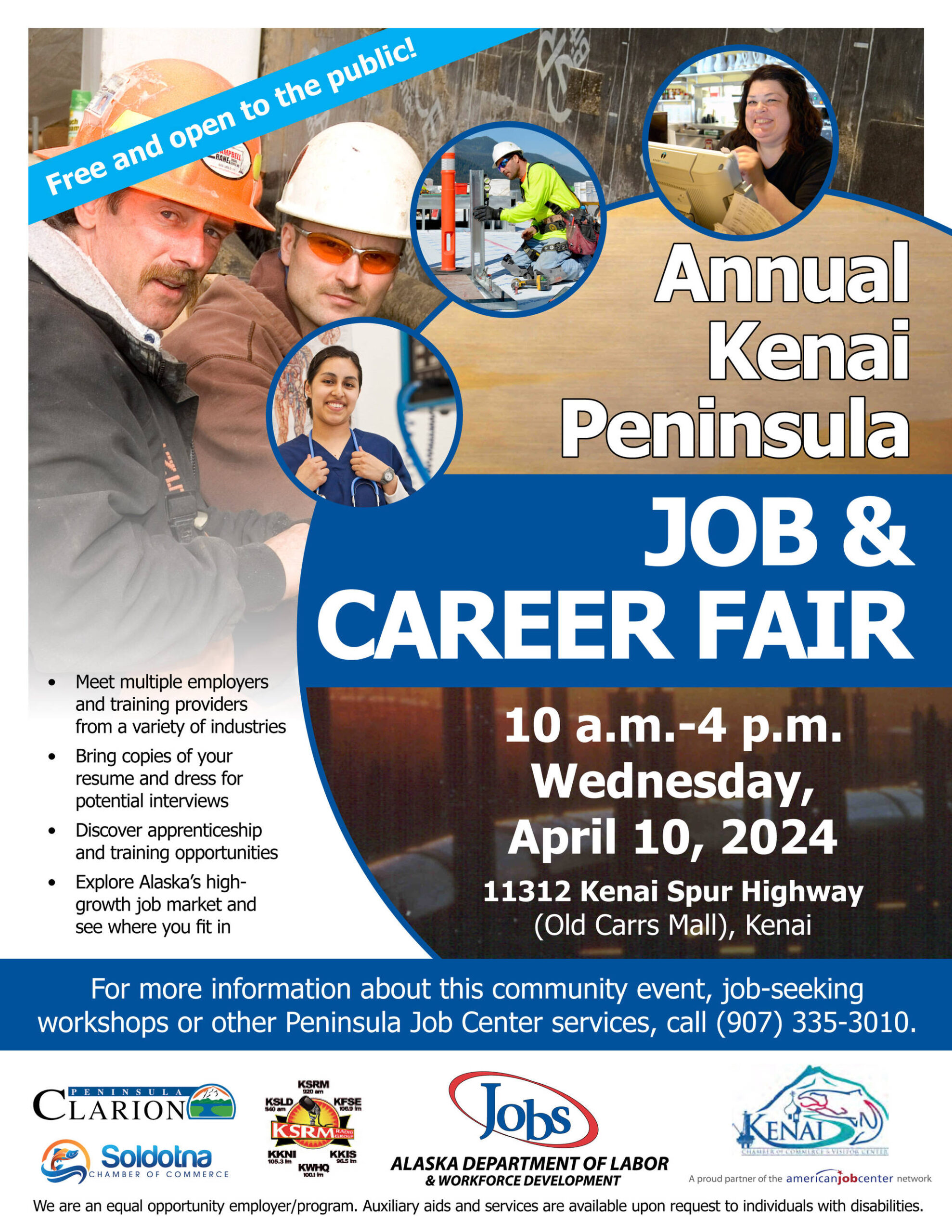 A flier for the Kenai Peninsula Job & Career Fair. (Provided by Peninsula Job Center)