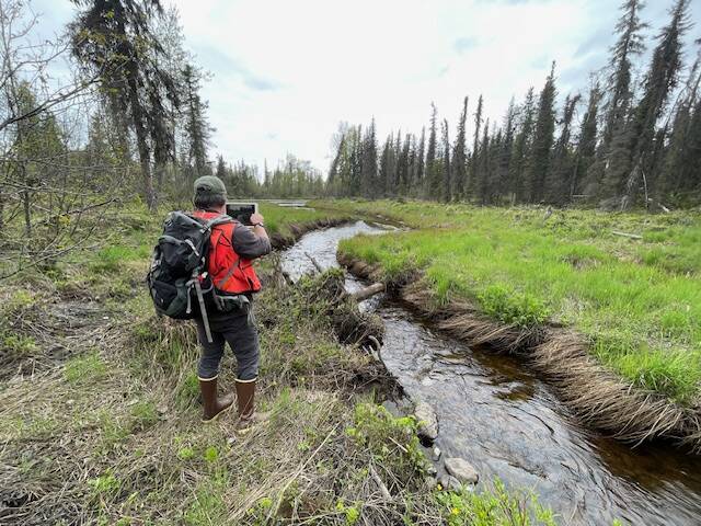 Wetlands are surveyed by the Kachemak Heritage Land Trust. (Photo provided by the Kachemak Heritage Land Trust)