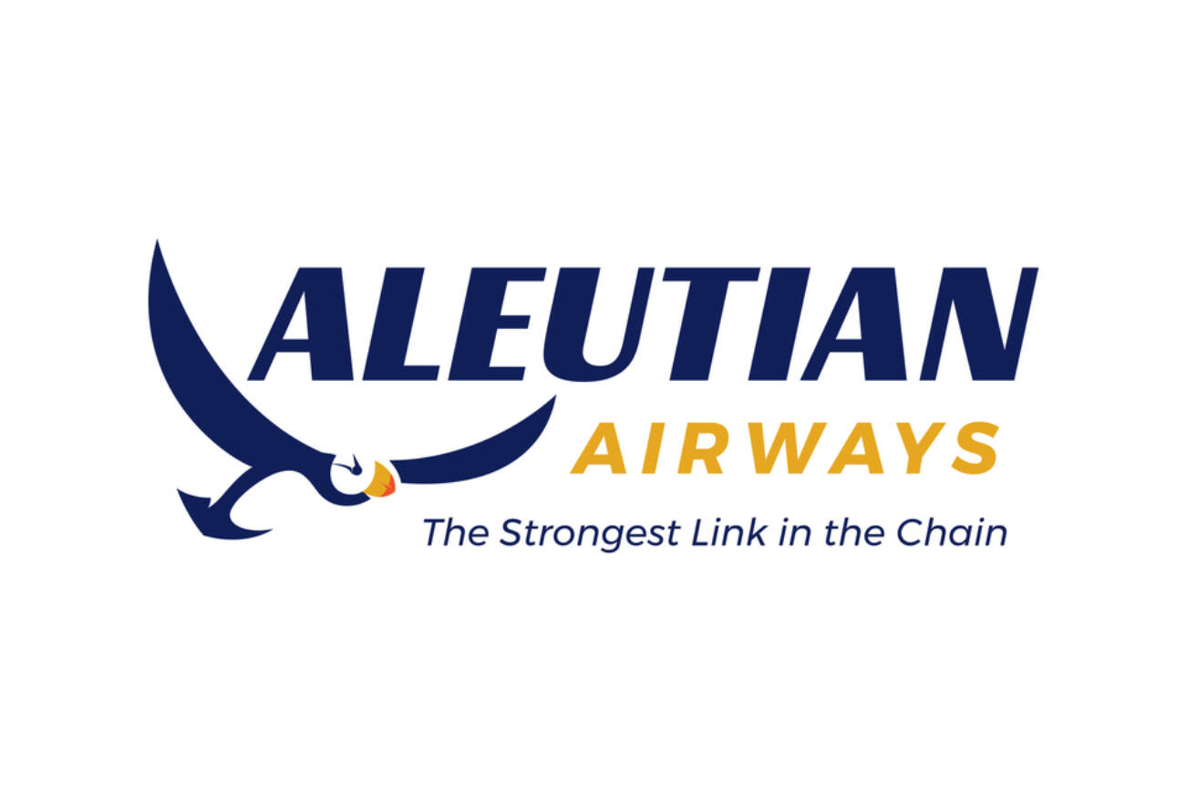 Aleutian Airways logo. Photo courtesy of Aleutian Airways