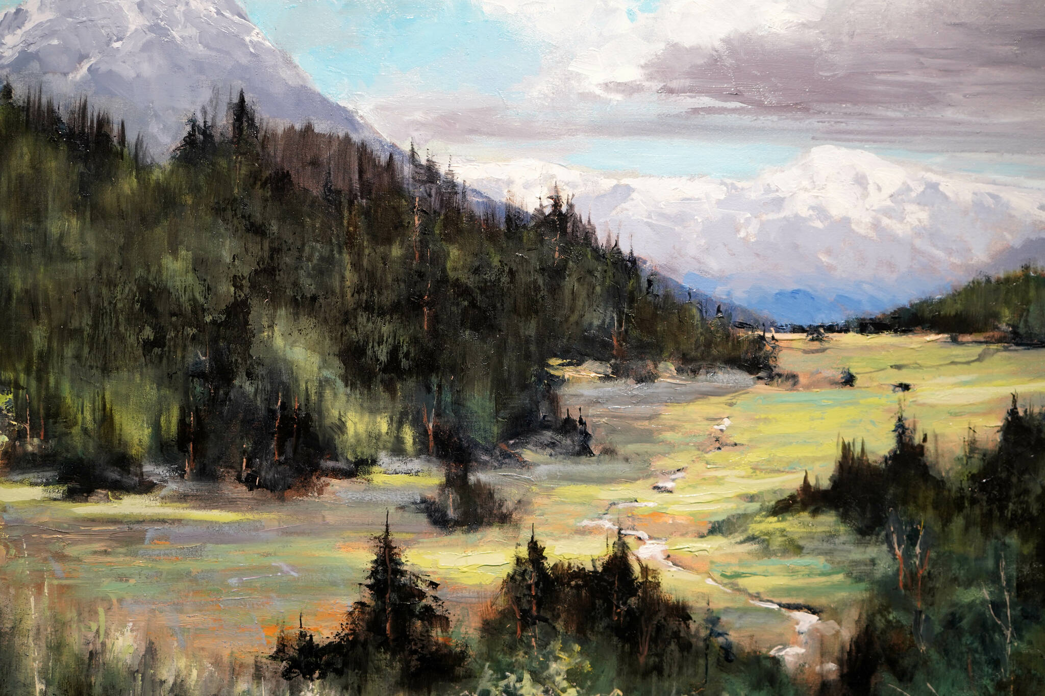 Artwork by Robert Clayton is displayed at the Kenai Art Center in Kenai, Alaska, on Wednesday, June 5, 2024. (Jake Dye/Peninsula Clarion)
Artwork by Robert Clayton is displayed at the Kenai Art Center in Kenai, Alaska, on Wednesday, June 5, 2024. (Jake Dye/Peninsula Clarion)