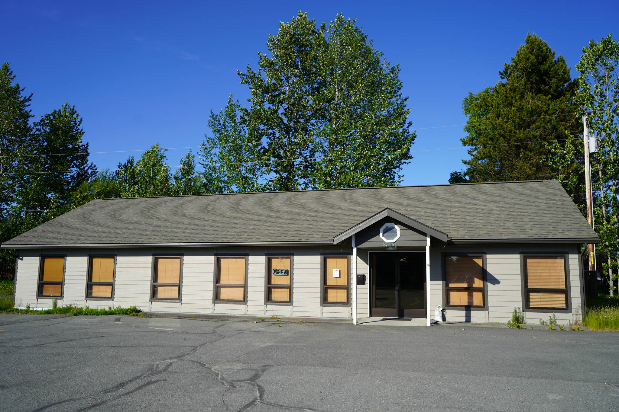 The Blood Bank of Alaska’s new Kenai Peninsula center is seen in Soldotna, Alaska, on Monday, June 17, 2024. (Jake Dye/Peninsula Clarion)