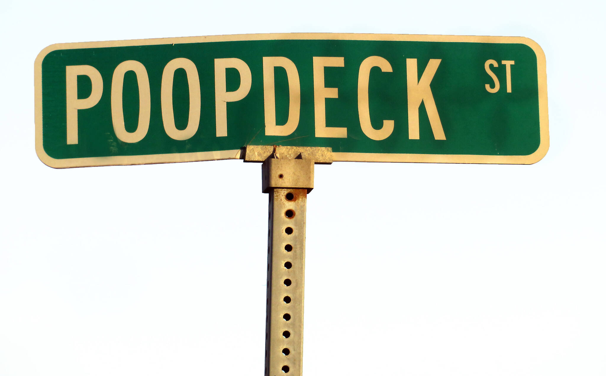 Poopdeck Street, in Homer, became a reality in 1996, honoring Clarence Hiram “Poopdeck” Platt. (Clark Fair photo)