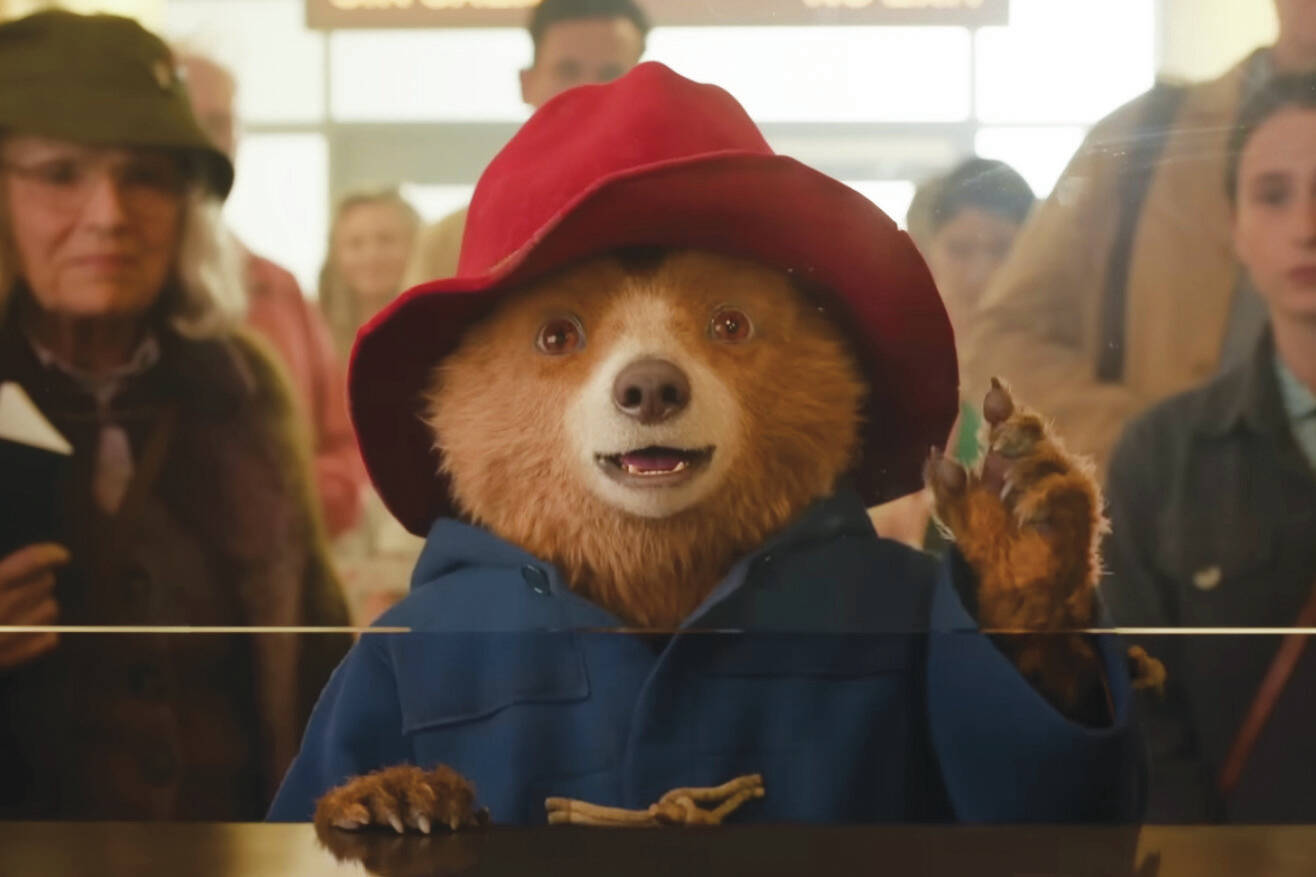Ben Whishaw voices Paddington in “Paddington in Peru.” (Promotional image courtesy Sony Pictures)