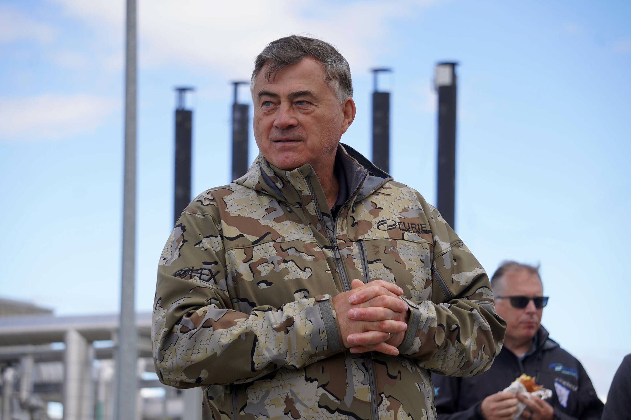 HEX President and CEO John Hendrix is photographed at Furie’s central processing facility in Nikiski, Alaska, on Wednesday, July 10, 2024. (Jake Dye/Peninsula Clarion)