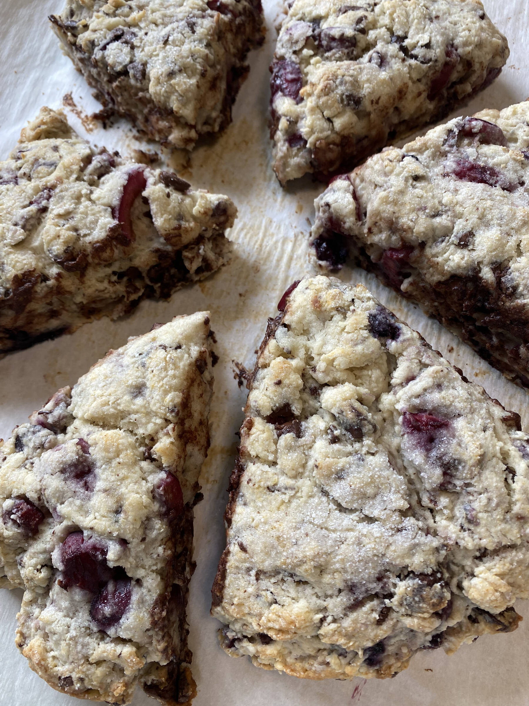 These scones are an easy treat and feature locally grown fruit. Photo provided by Tressa Dale