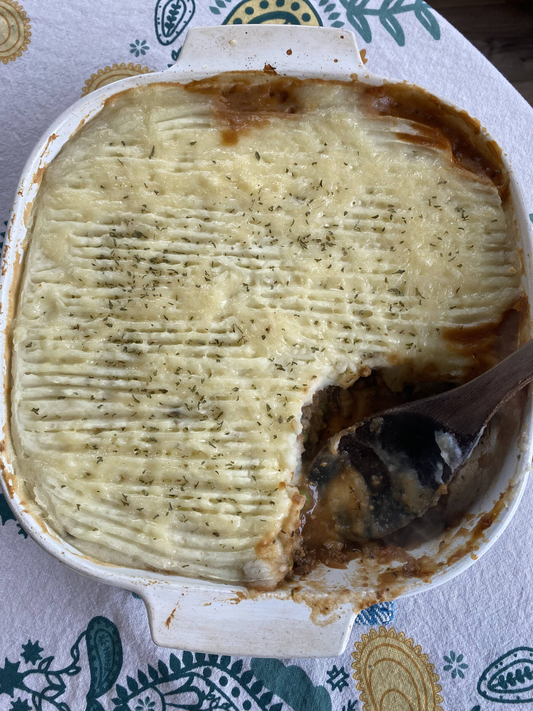 This hearty meal comes straight out of an Irish pub … sort of. (Photo by Tressa Dale/Peninsula Clarion)