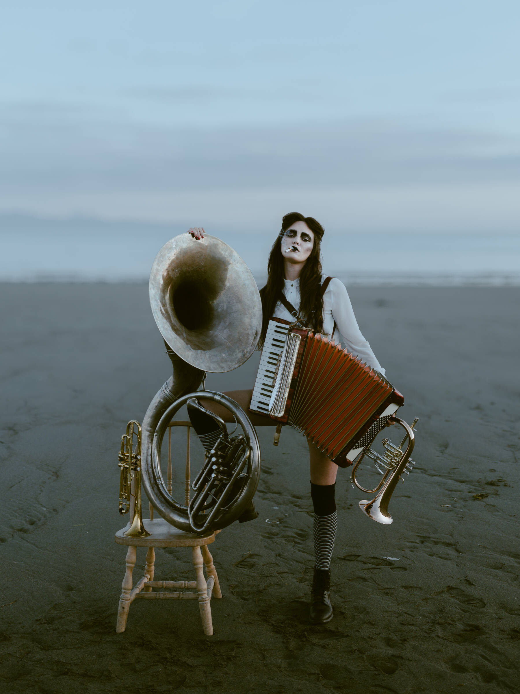 “Musical Chair” is a portrait photo taken by Amaia Nicole Crain in 2025 in Homer, Alaska. Photo provided by Amaia Nicole Crain