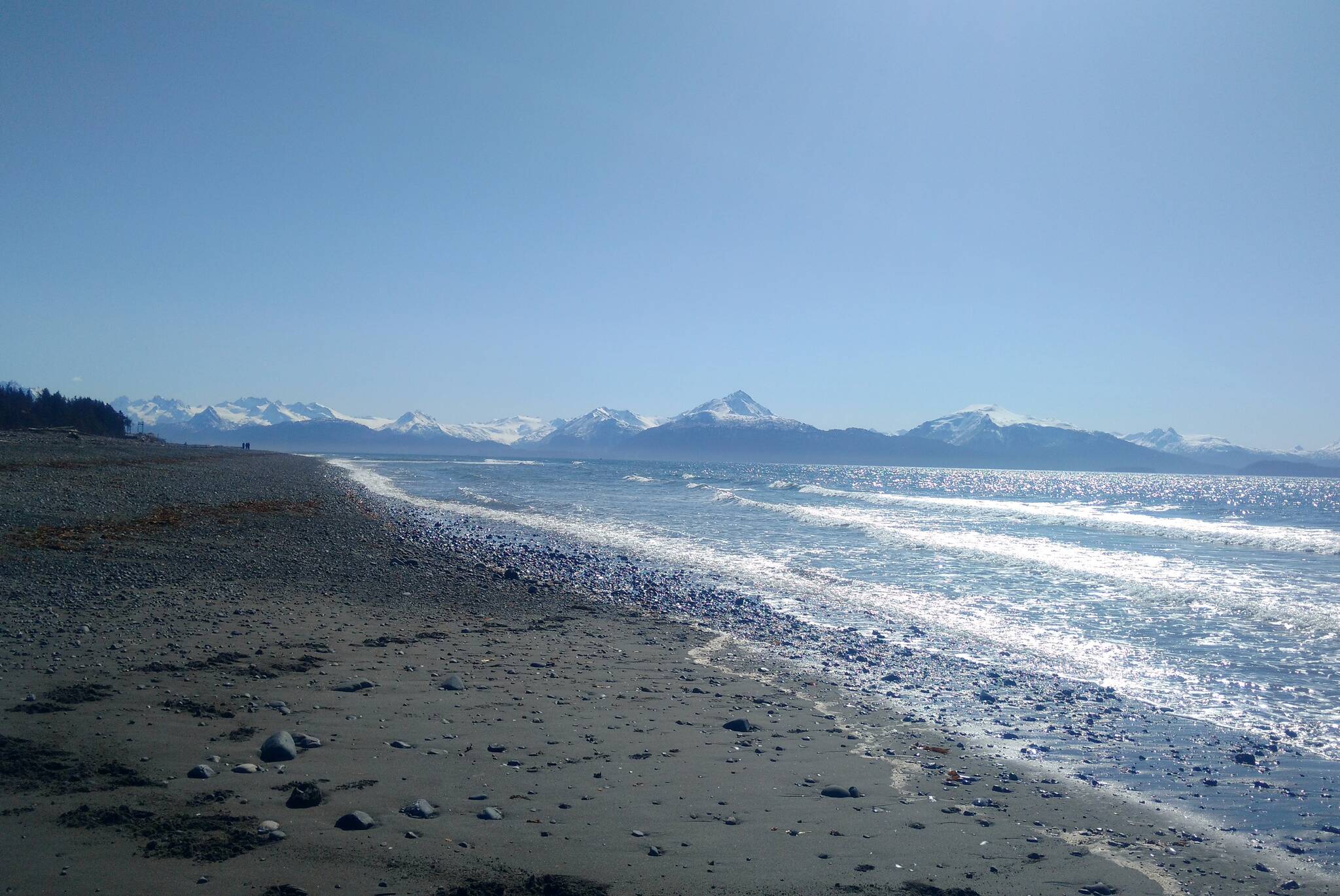 A beach along Kachemak Bay is photographed in 2018. (Homer News file)