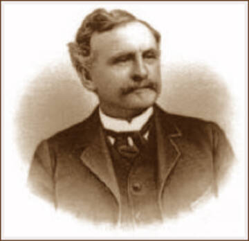 Simon “Sam” Wible came to Alaska to mine for gold in the 1890s. Soon, he had a large hydraulic-mining camp on Canyon Creek. King David Thurman, at some point prior to 1907, was one of Wible’s employees. (Photo courtesy of Alaska Mining Hall of Fame Foundation)