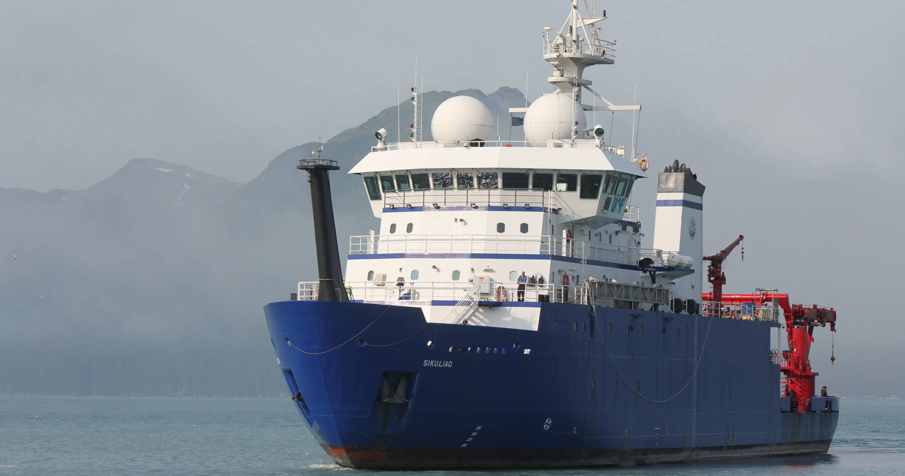 Seward-based research vessel sets sail for Antarctica