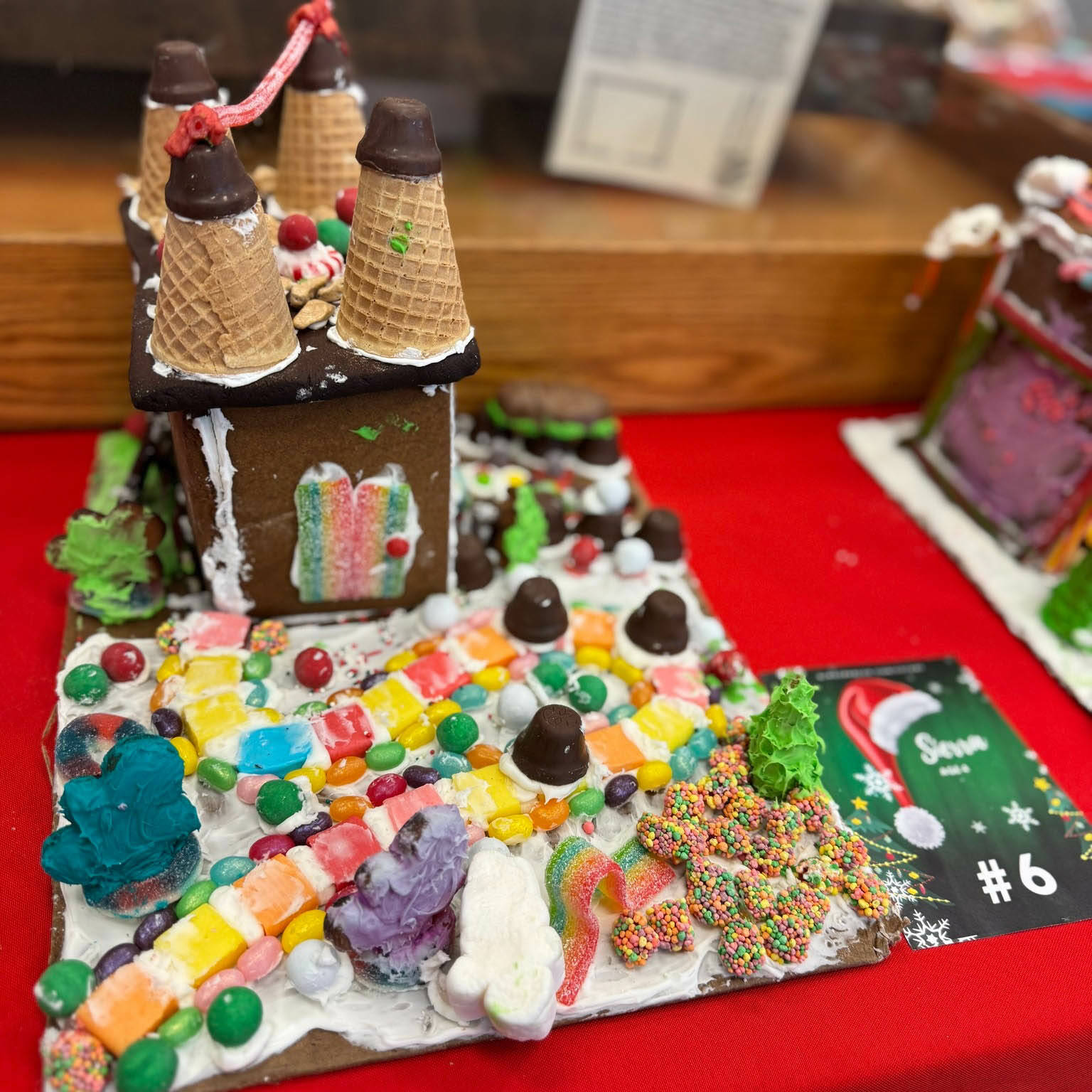 The Kenai Chamber of Commerce announced the winners of the 13th annual gingerbread house competition on Dec. 20, 2025. This creation by Sierra won the 2-5 year old age category. Photo courtesy of the Kenai Chamber of Commerce