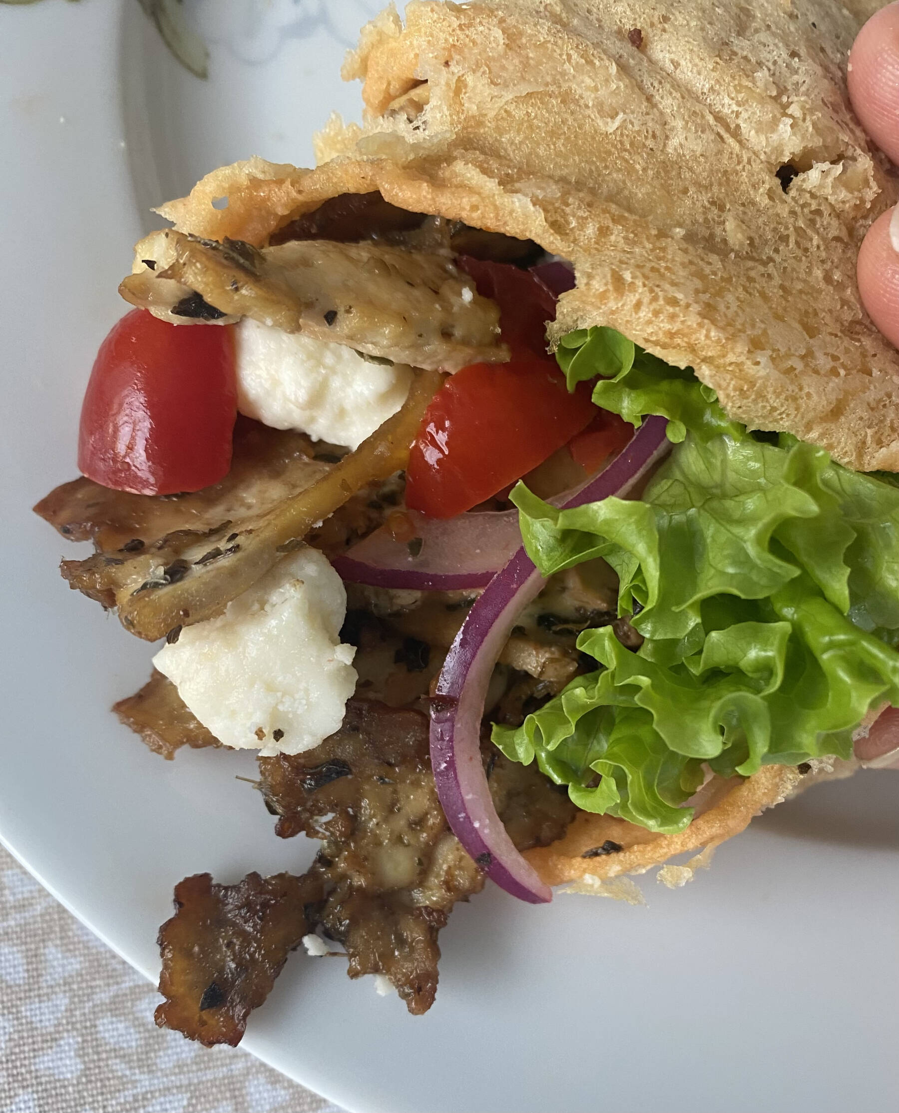 These gyros make a super delicious and satisfying tofu dish. Photo by Tressa Dale/Peninsula Clarion