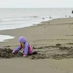 Youth play on the beach on Tuesday, July 10, 2018, during the first day of dipnetting season in Kenai, Alaska. (Photo by Erin Thompson/Peninsula Clarion)