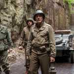 This image released by Columbia Pictures shows, from left,  Bill Murray, Dimitri Leonidas, George Clooney and Bob Balaban in "The Monuments Men." (AP Photo/Columbia Pictures, Claudette Barius)