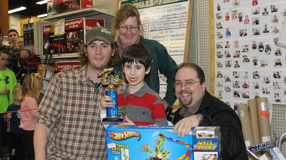 Big fish for little kids in Annual Ice Fishing Derby